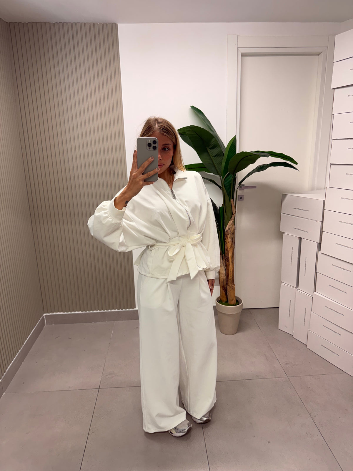 COORDINATO TUTA MARSHMELLOW BIANCO