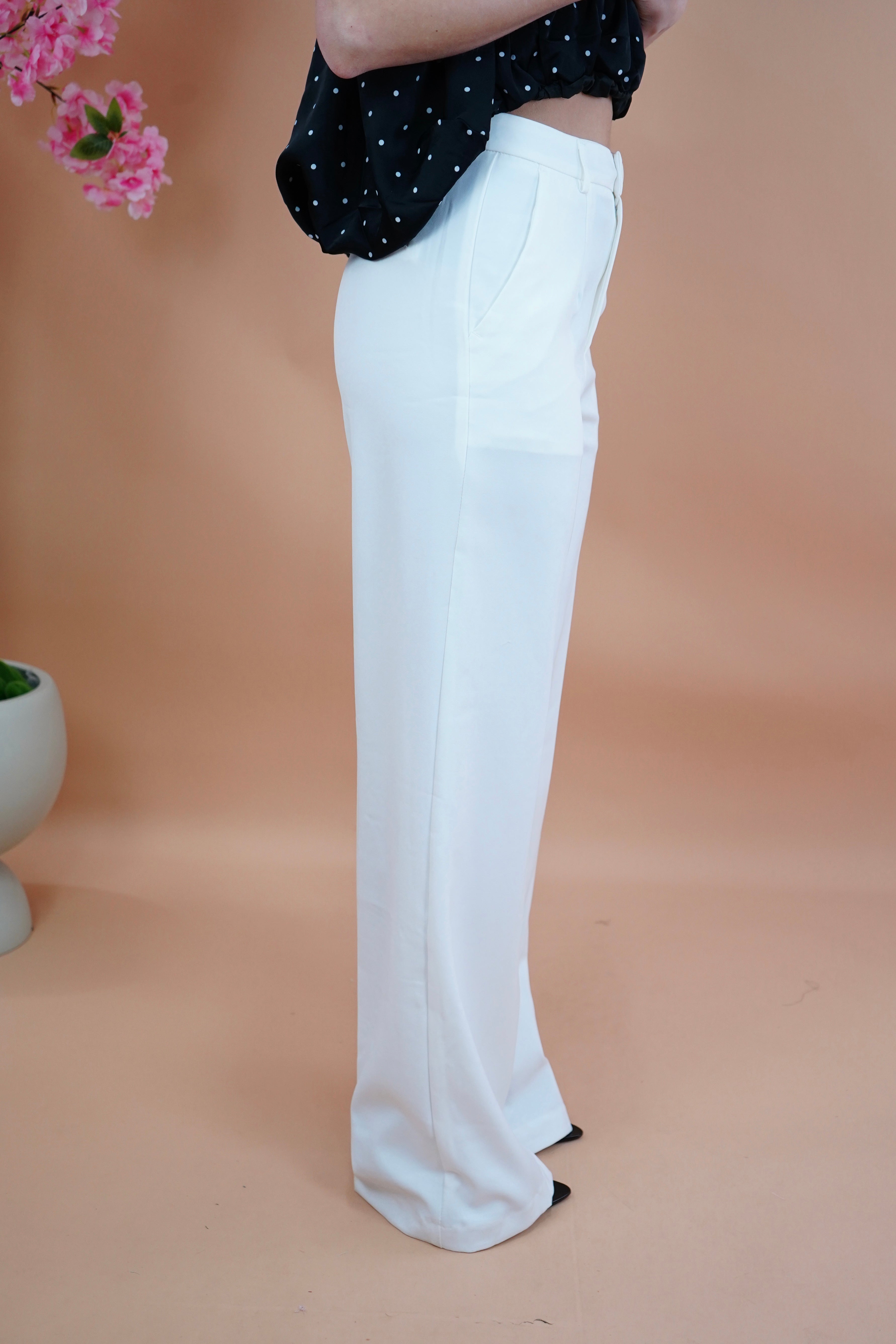 PANTALONE OFFICE BIANCO