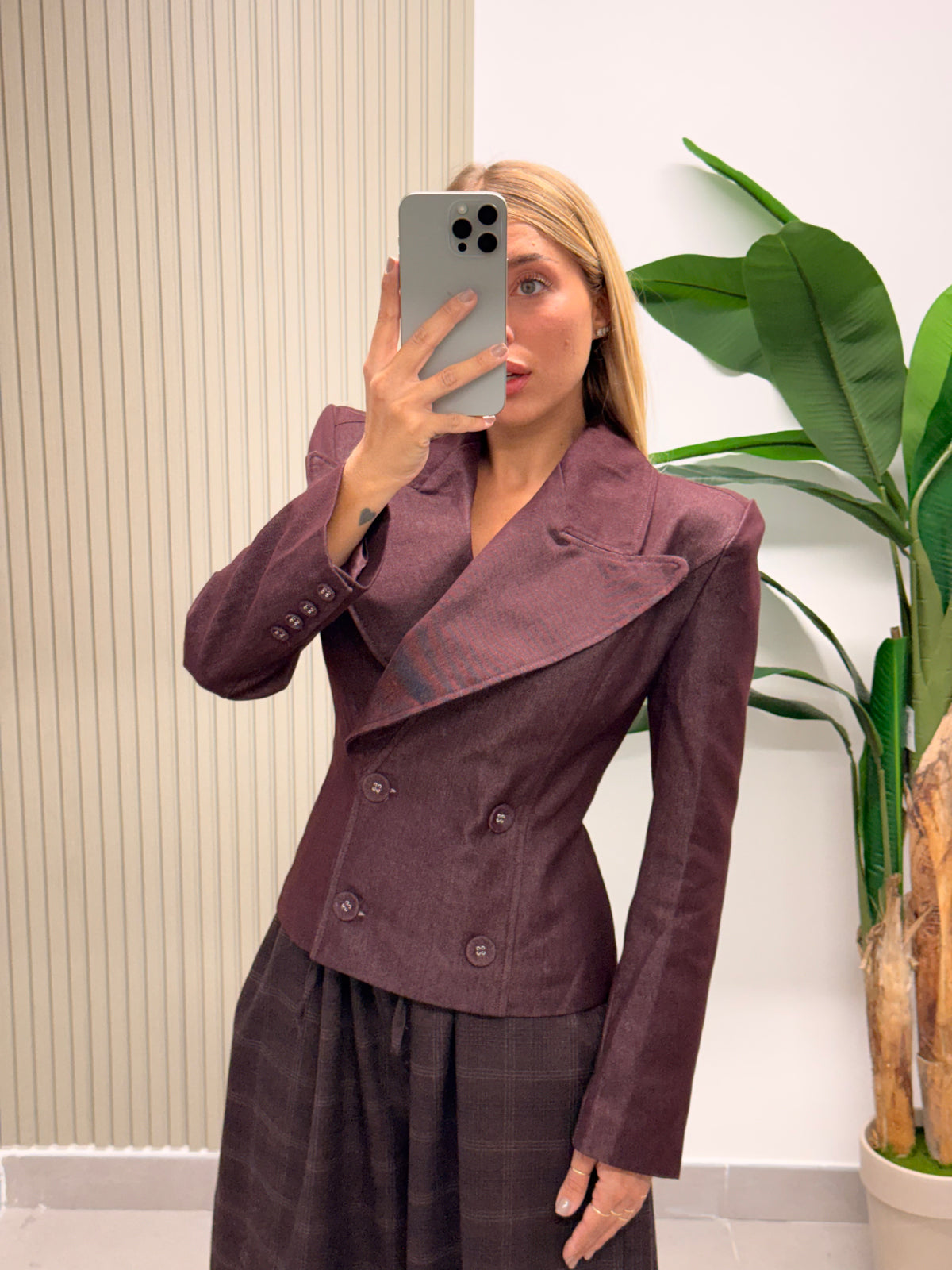 BLAZER GINEVRA VINACCIA