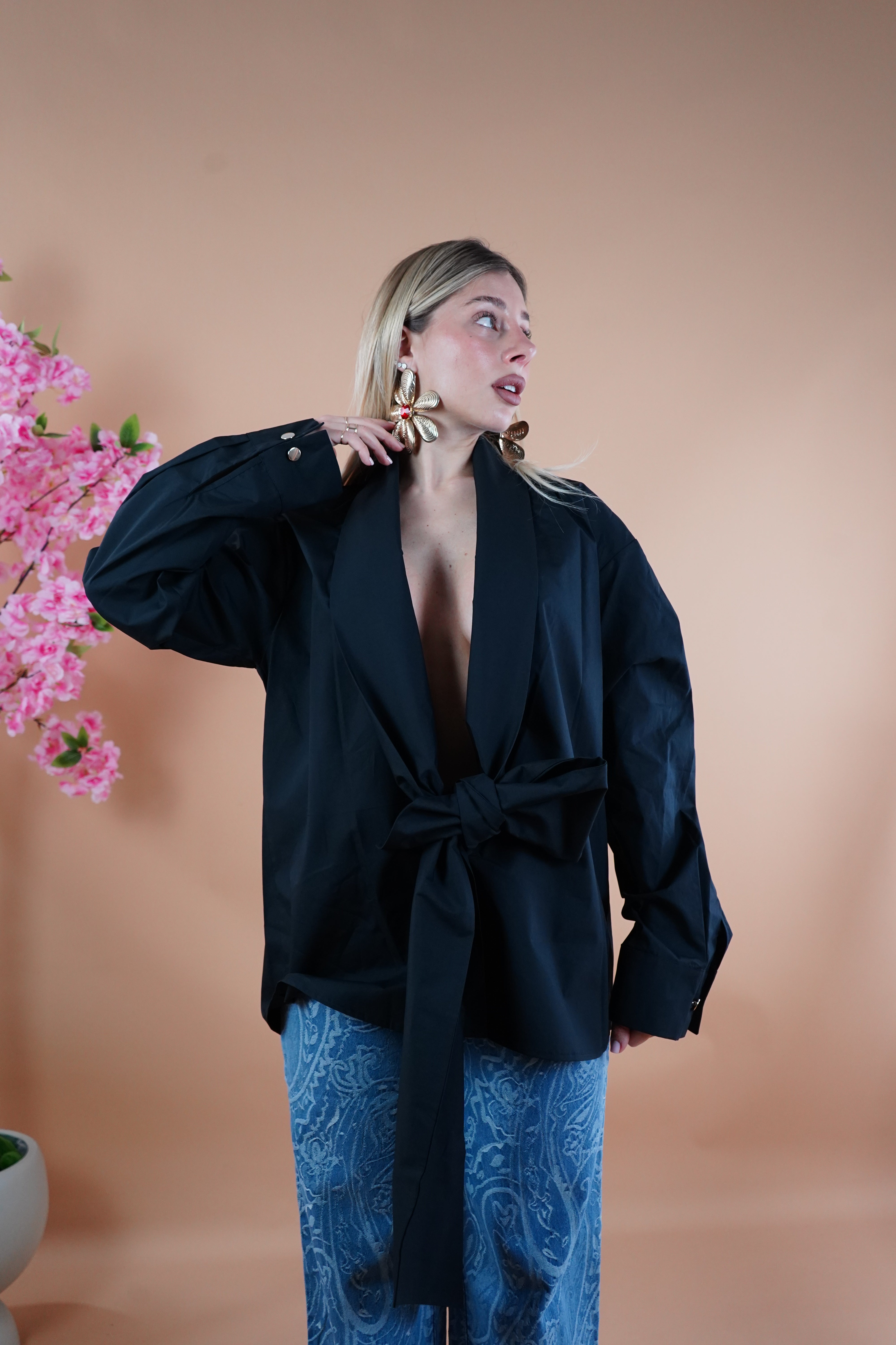 CAMICIA LEONIE NERA