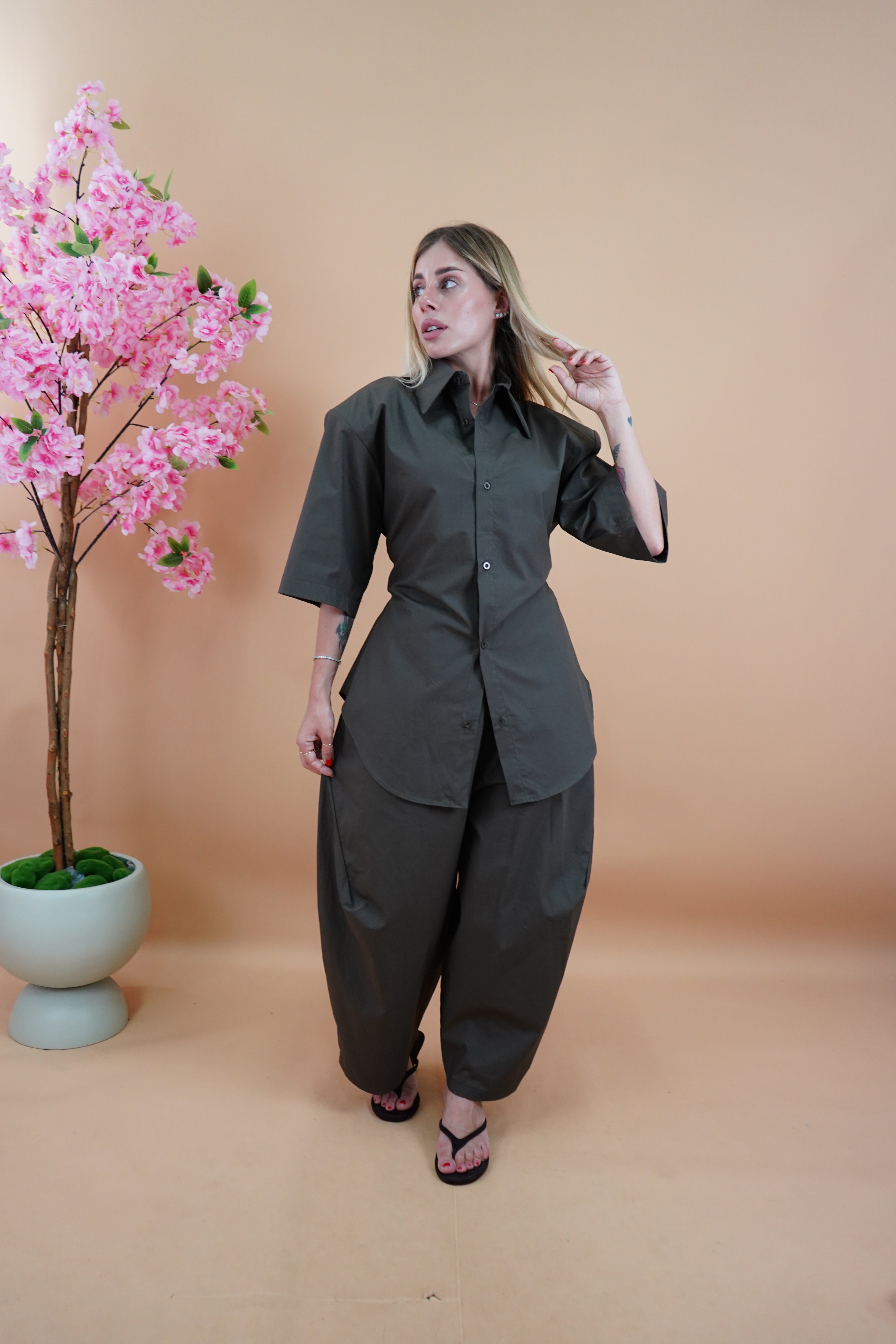 COORDINATO WEST MARRONE