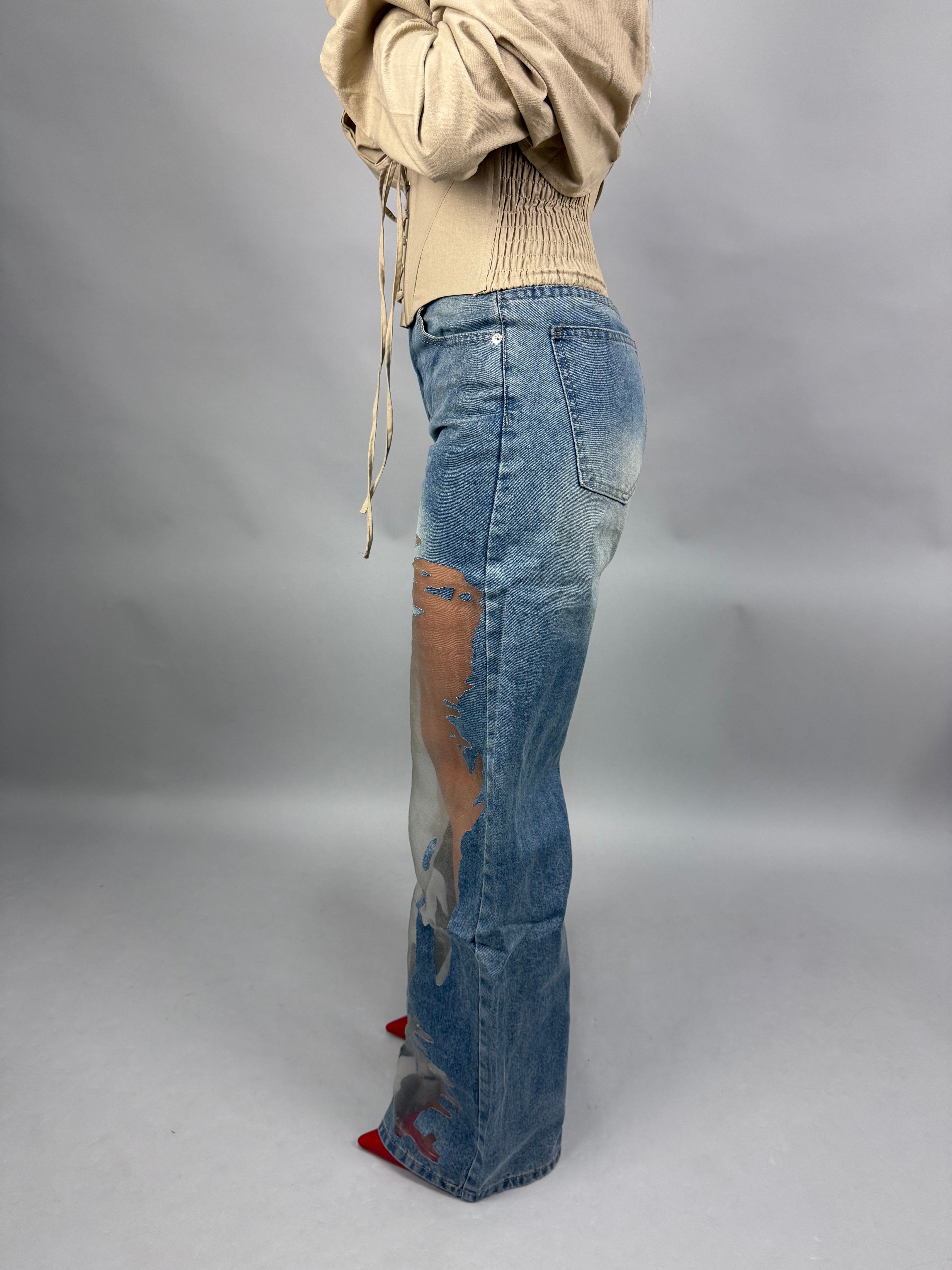 JEANS TRASPARENZE