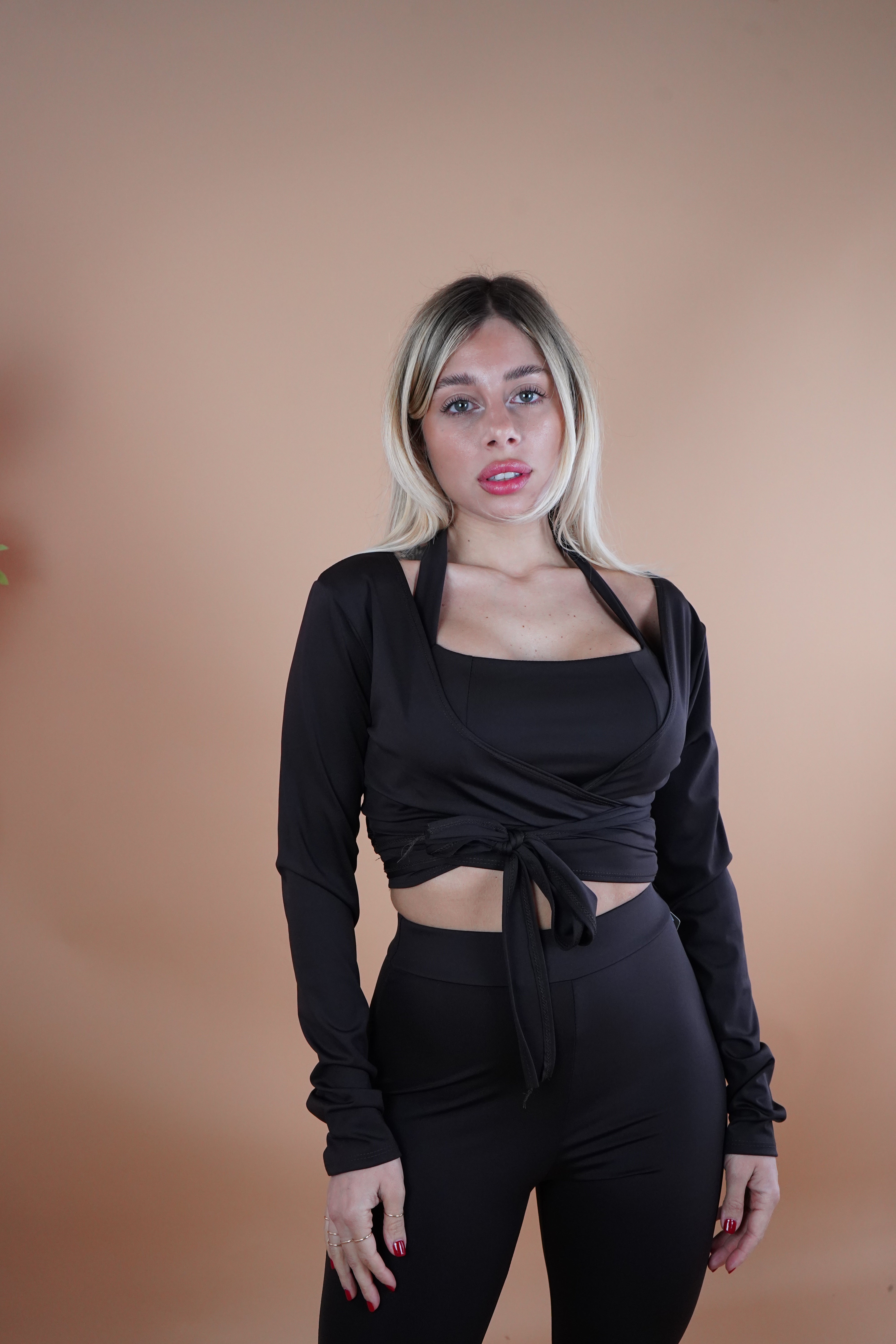 COORDINATO LYCRA ILARIA MARRONE