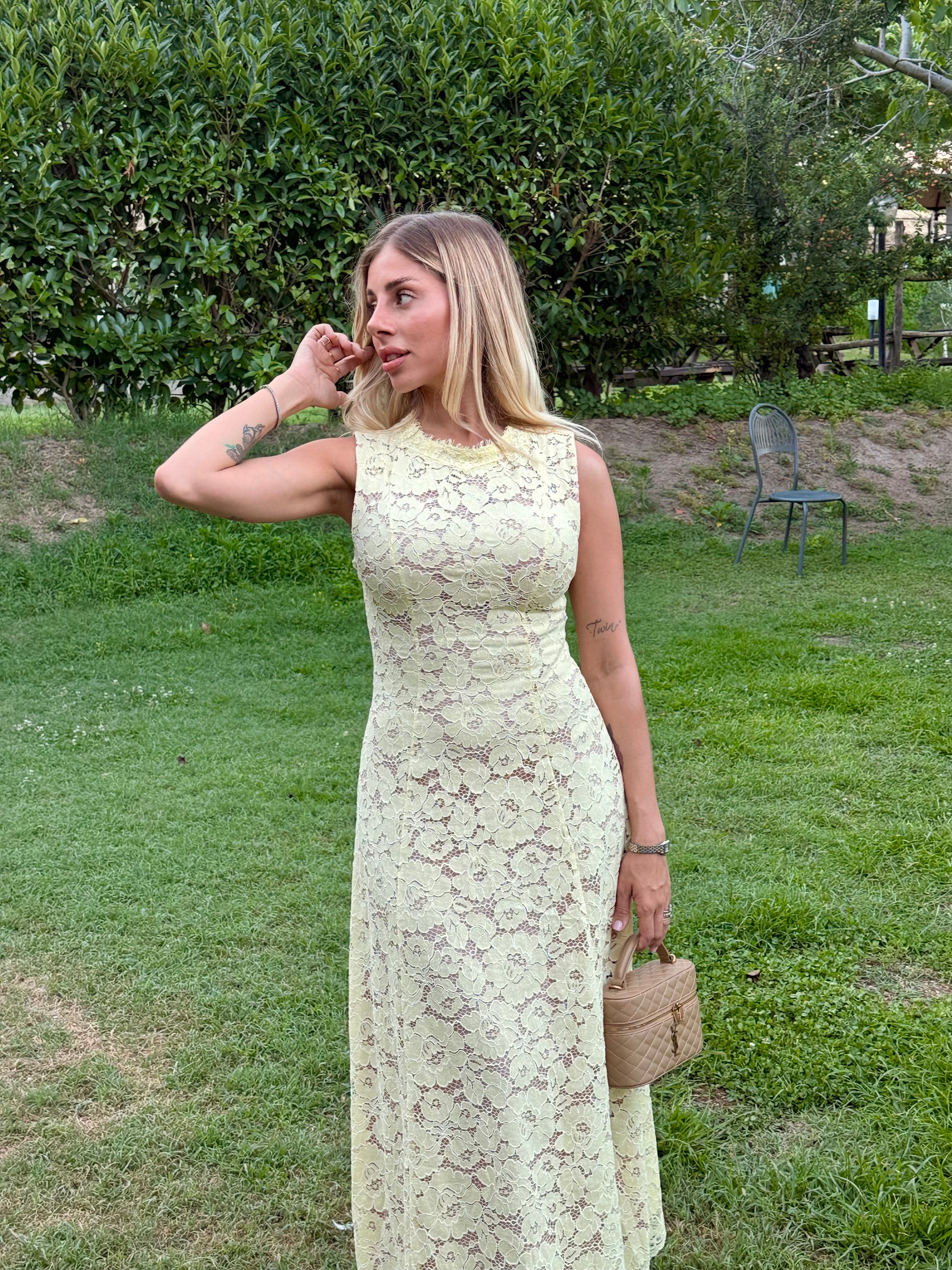 LONG DRESS PROMISE GIALLO