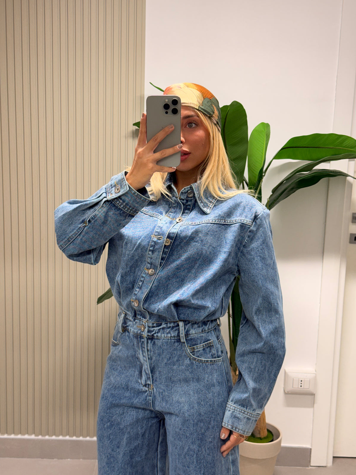 JUMPSUIT DENIM CON SPALLINE