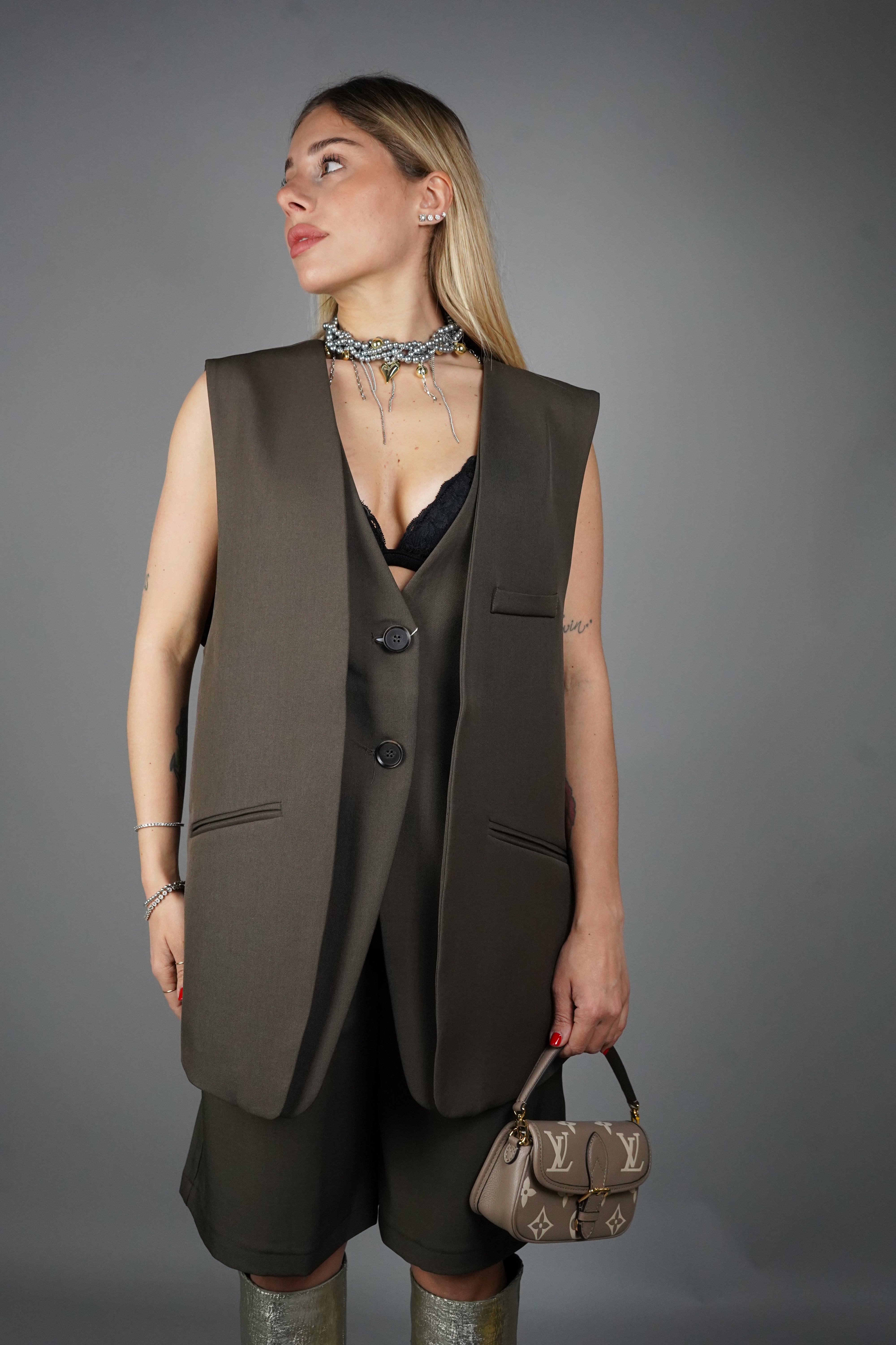 TAILLEUR DUBLINO MARRONE