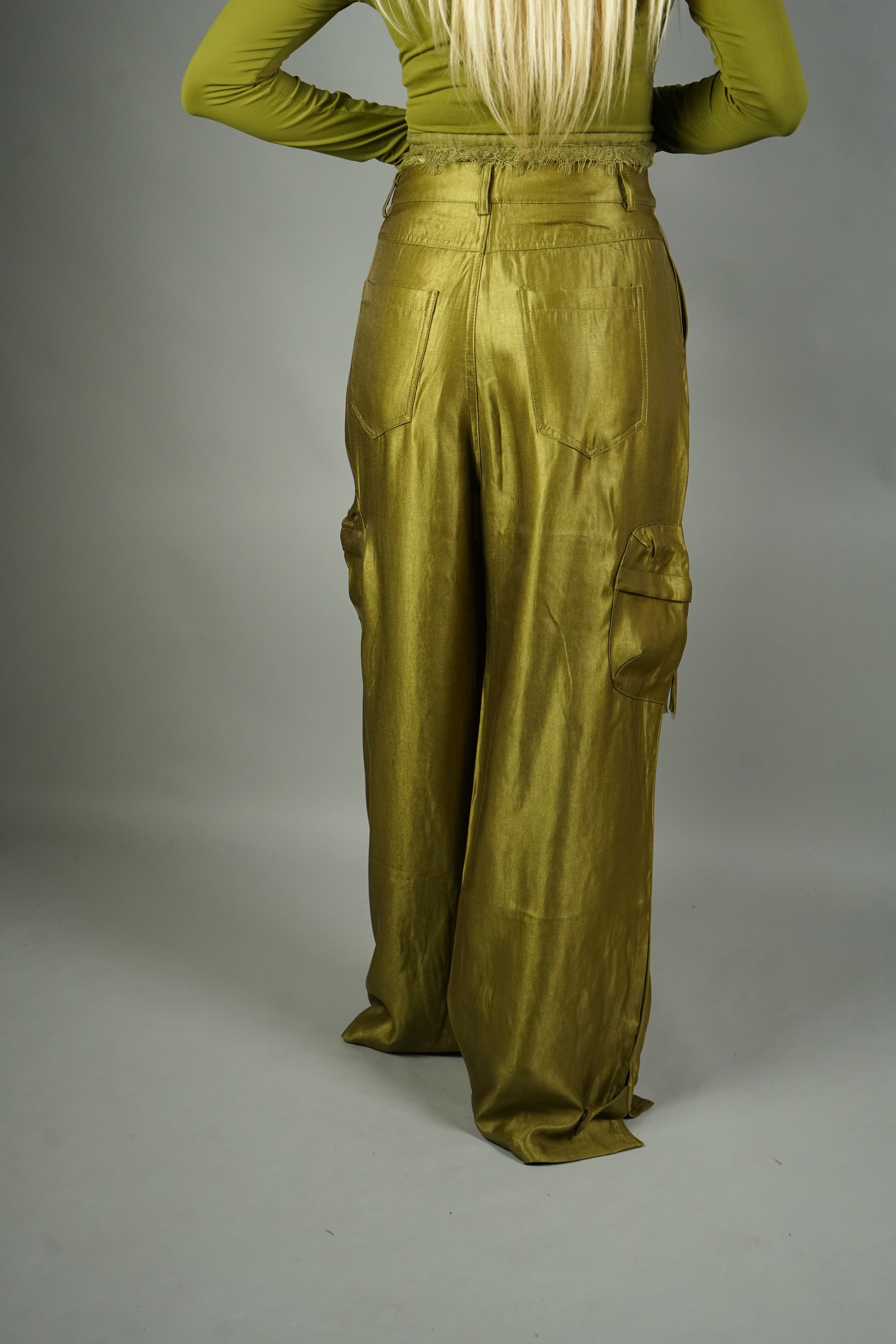 CARGO SATIN HOLLYWOOD VERDE