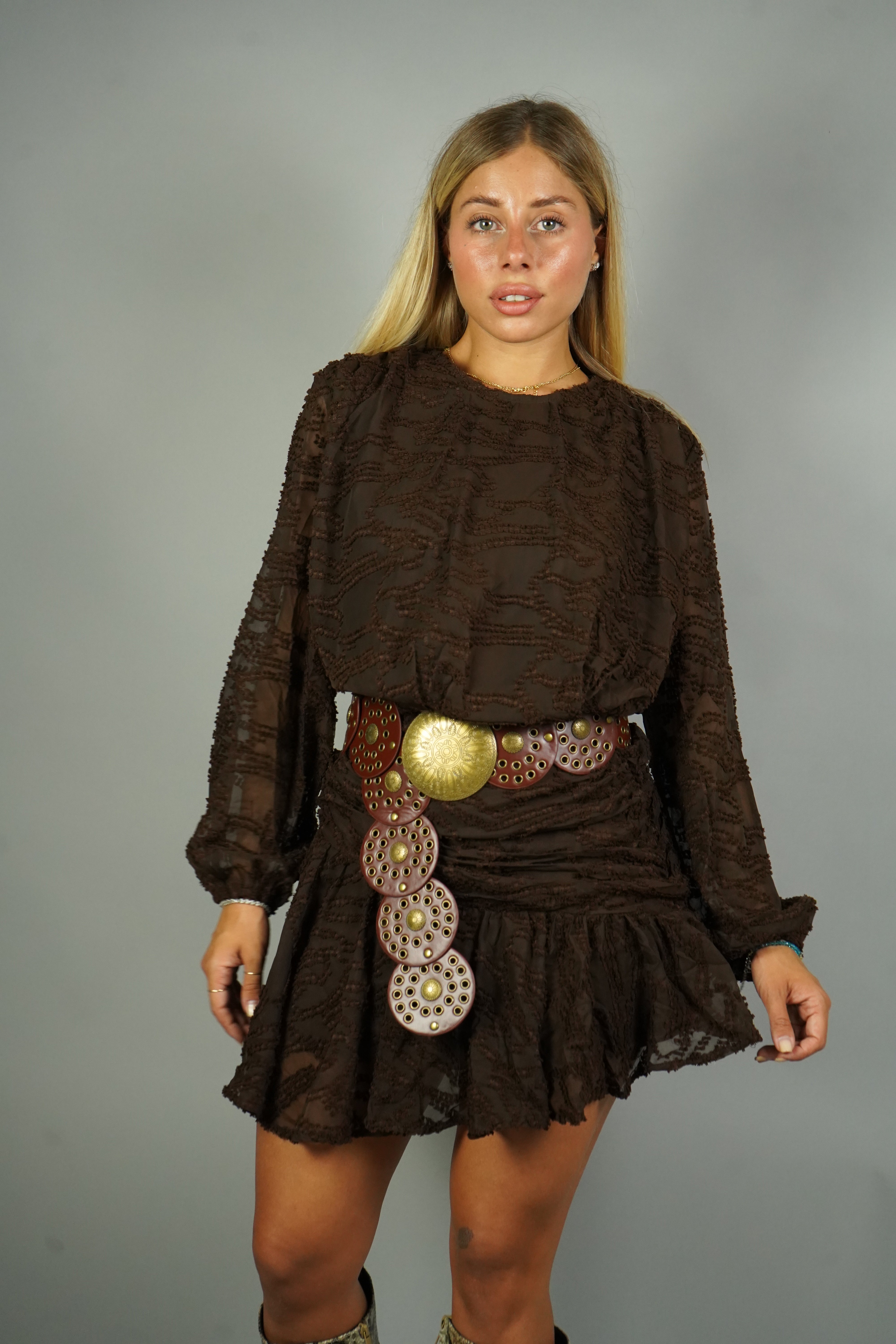 MINI DRESS ILARIA MARRONE