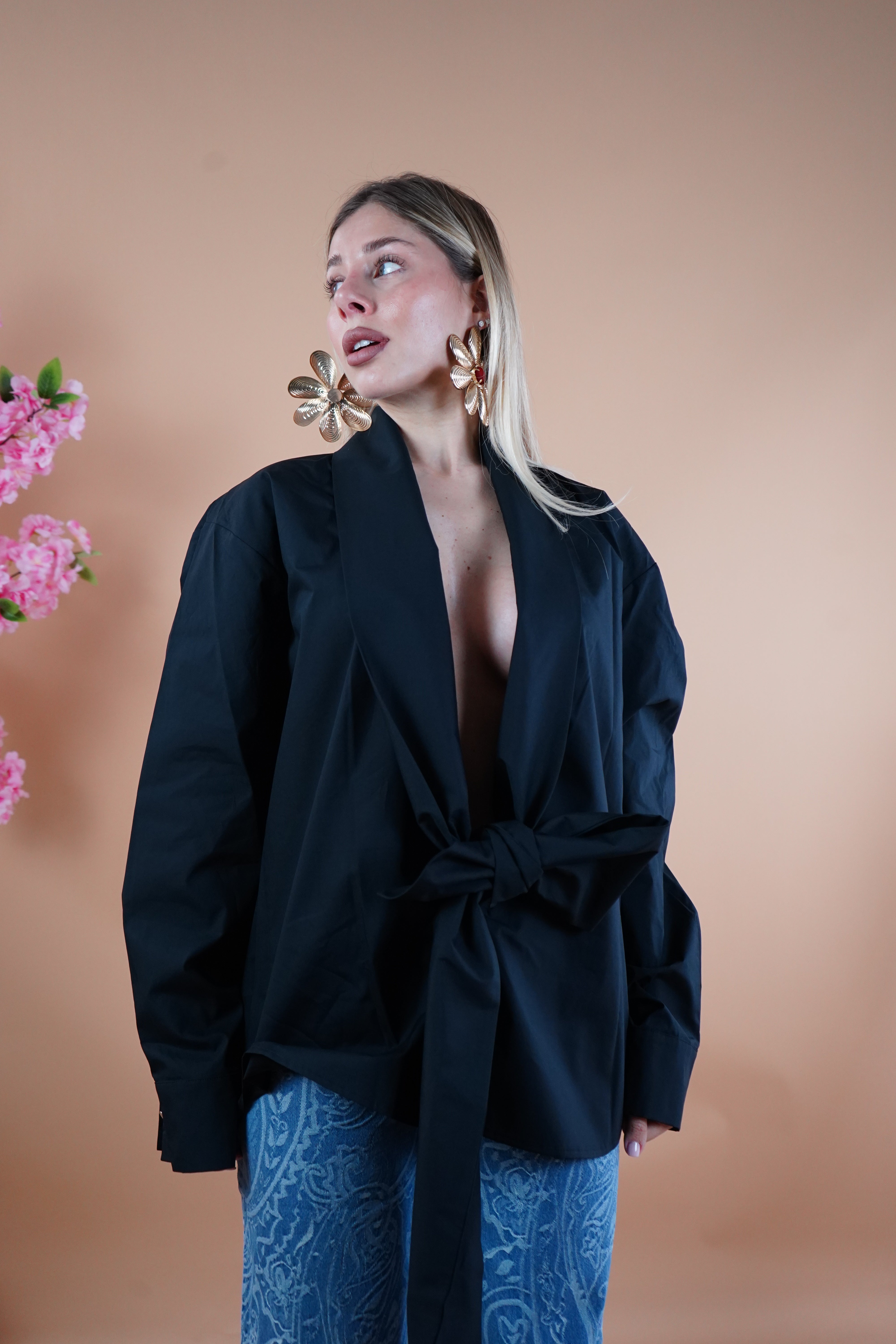 CAMICIA LEONIE NERA