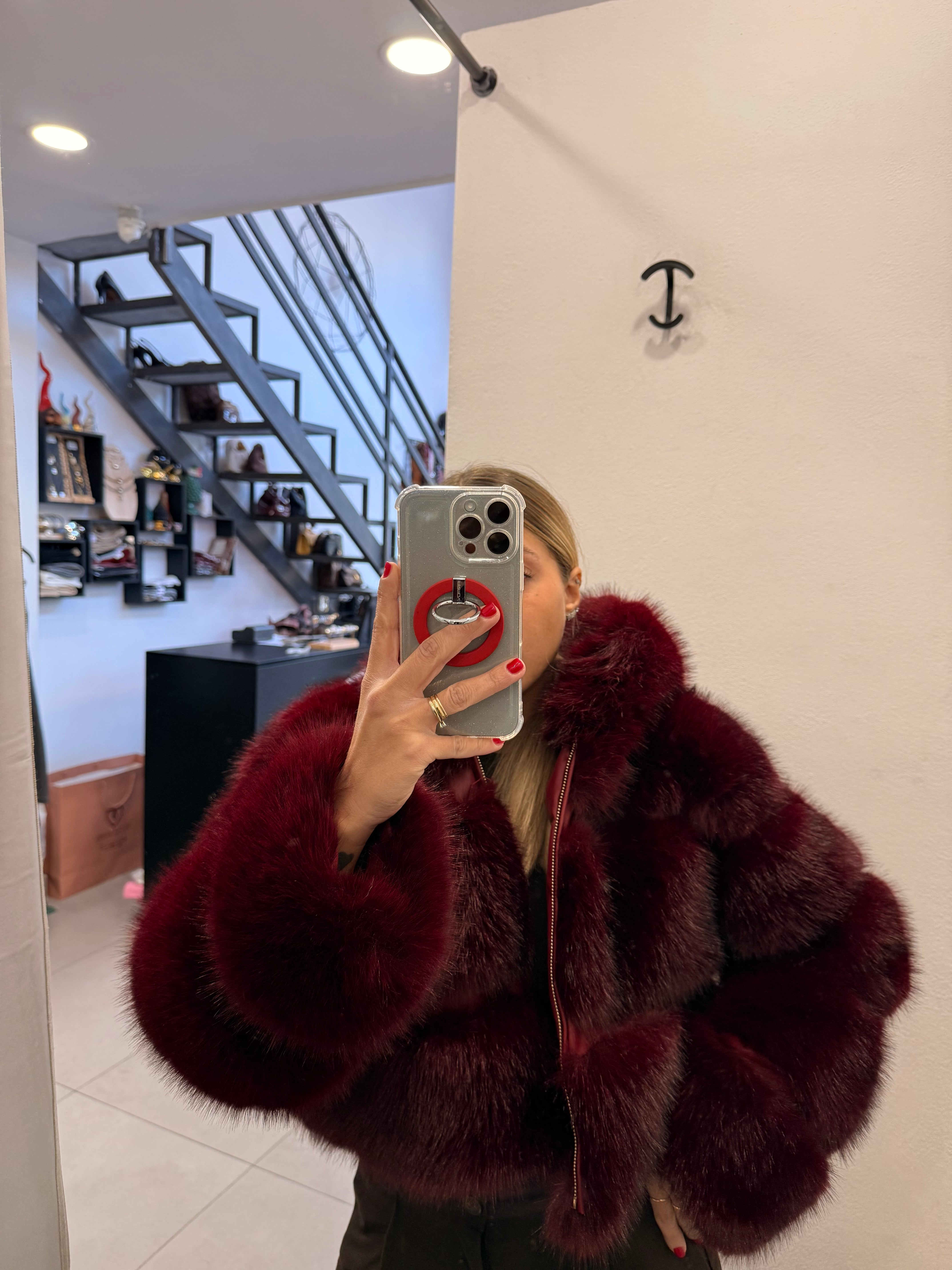 PELLICCIA LUXURY CROP BORDEAUX