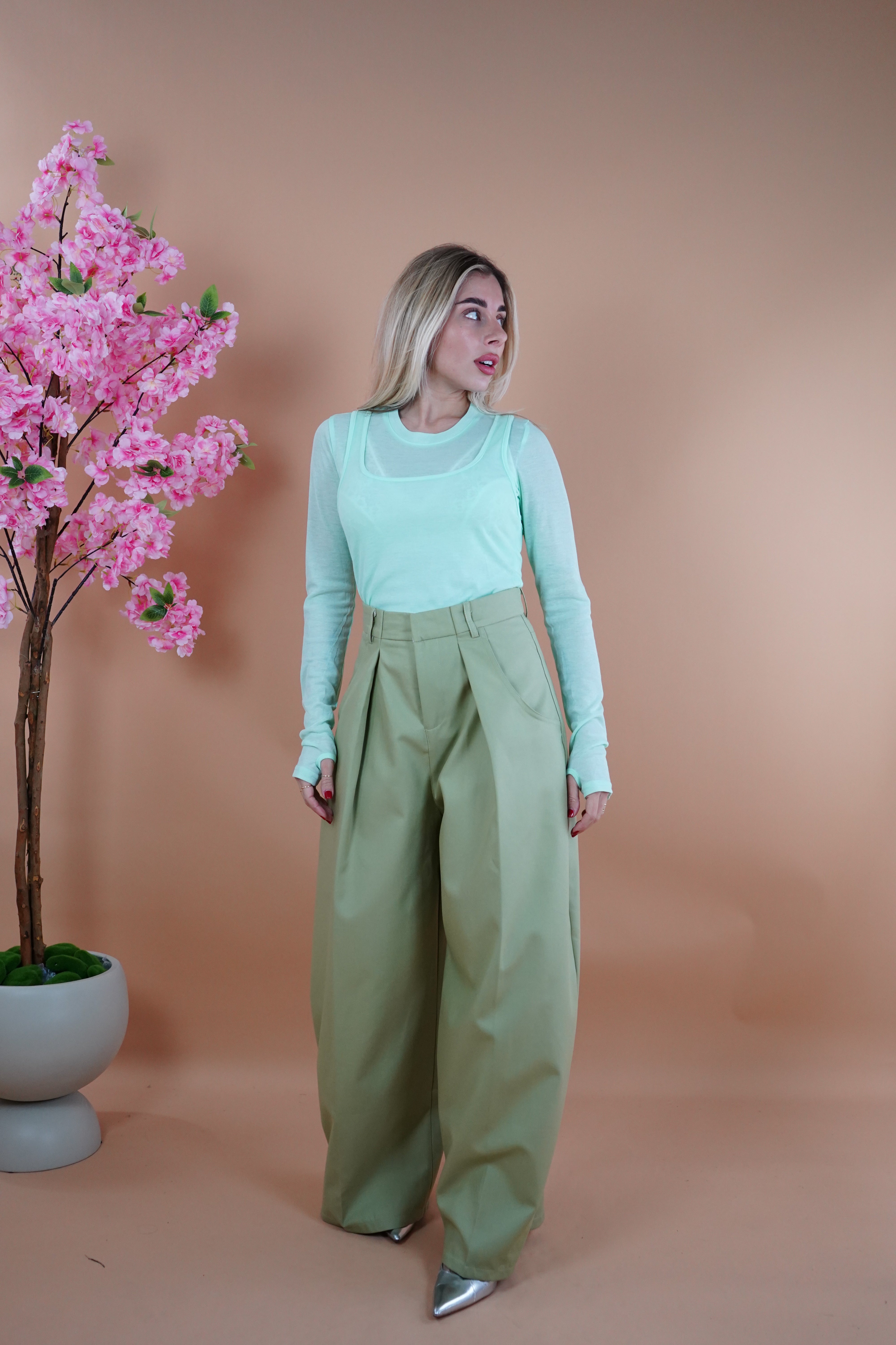 PANTALONE ANASTASIA VERDE