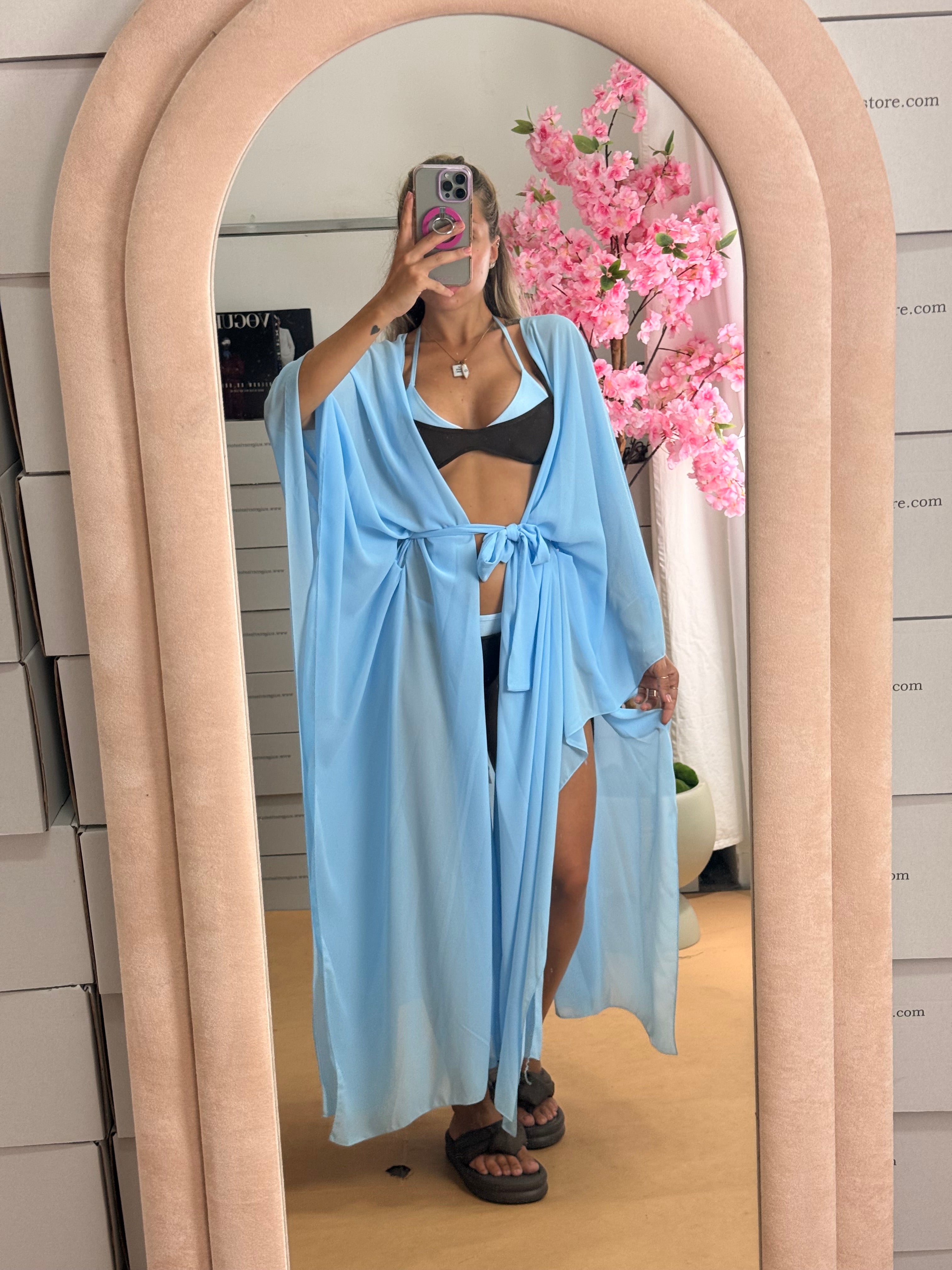 KIMONO REALE AZZURRO