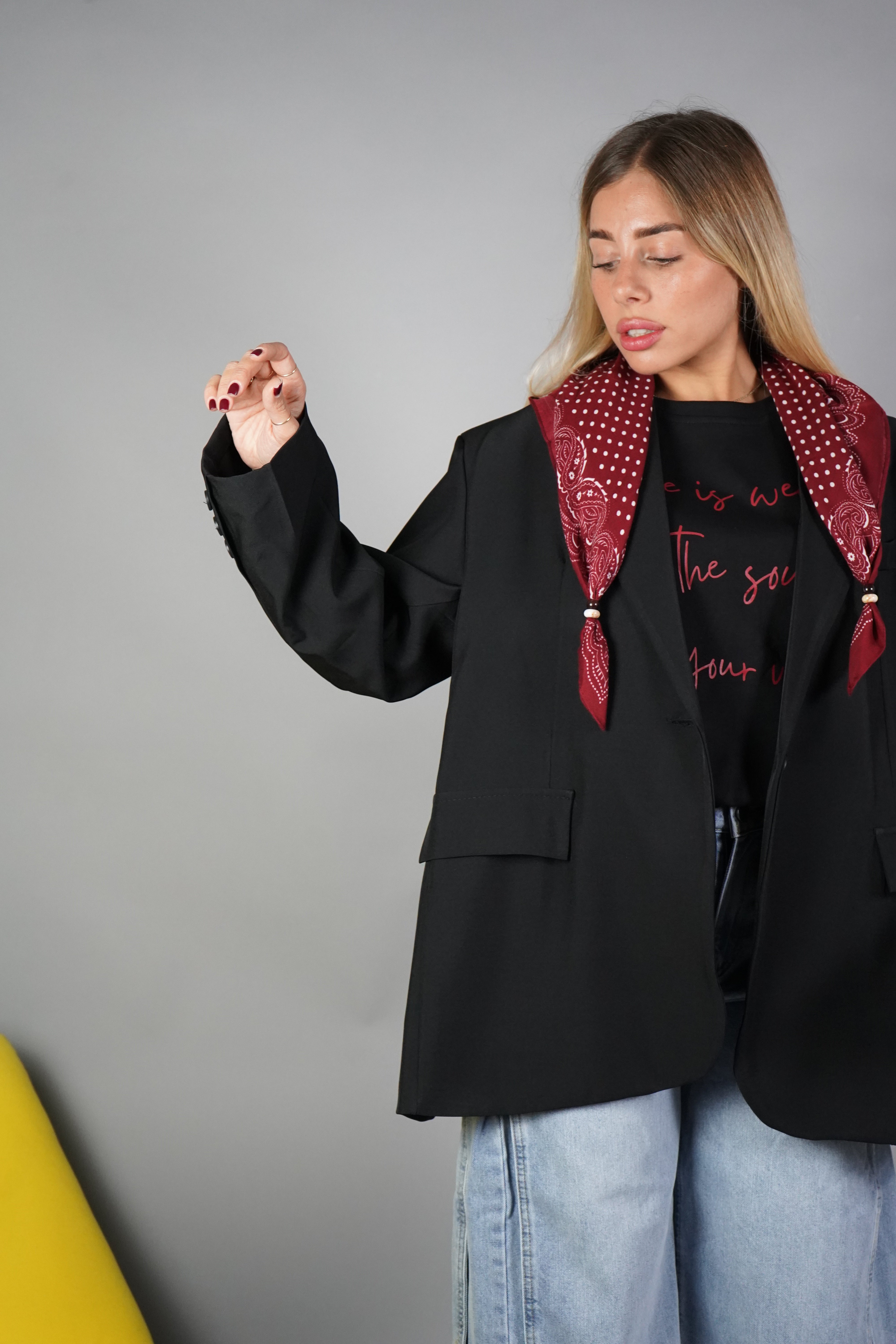 BLAZER OVERSIZE NERO