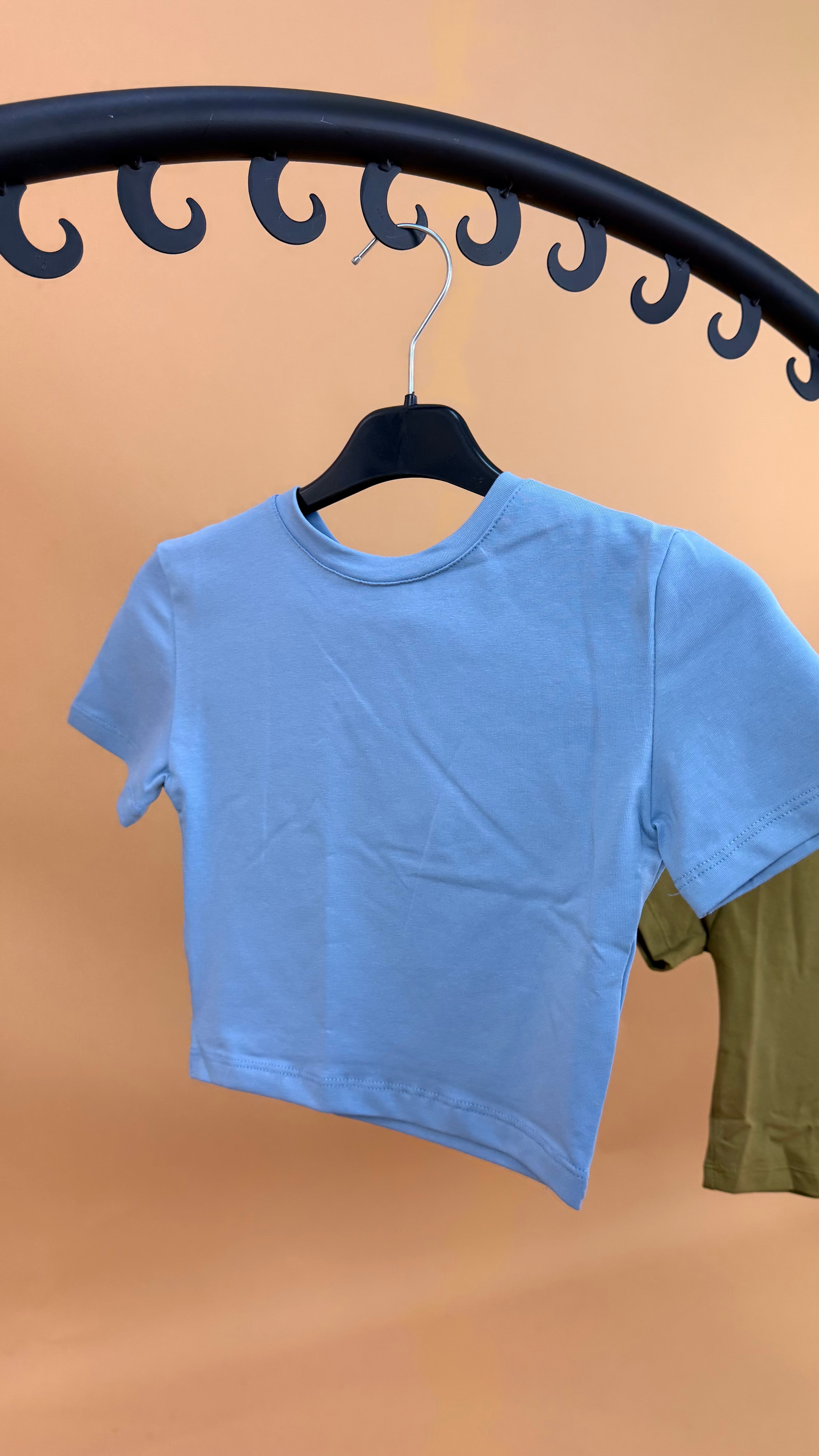 T-SHIRT CROP LUMINA (vari colori)