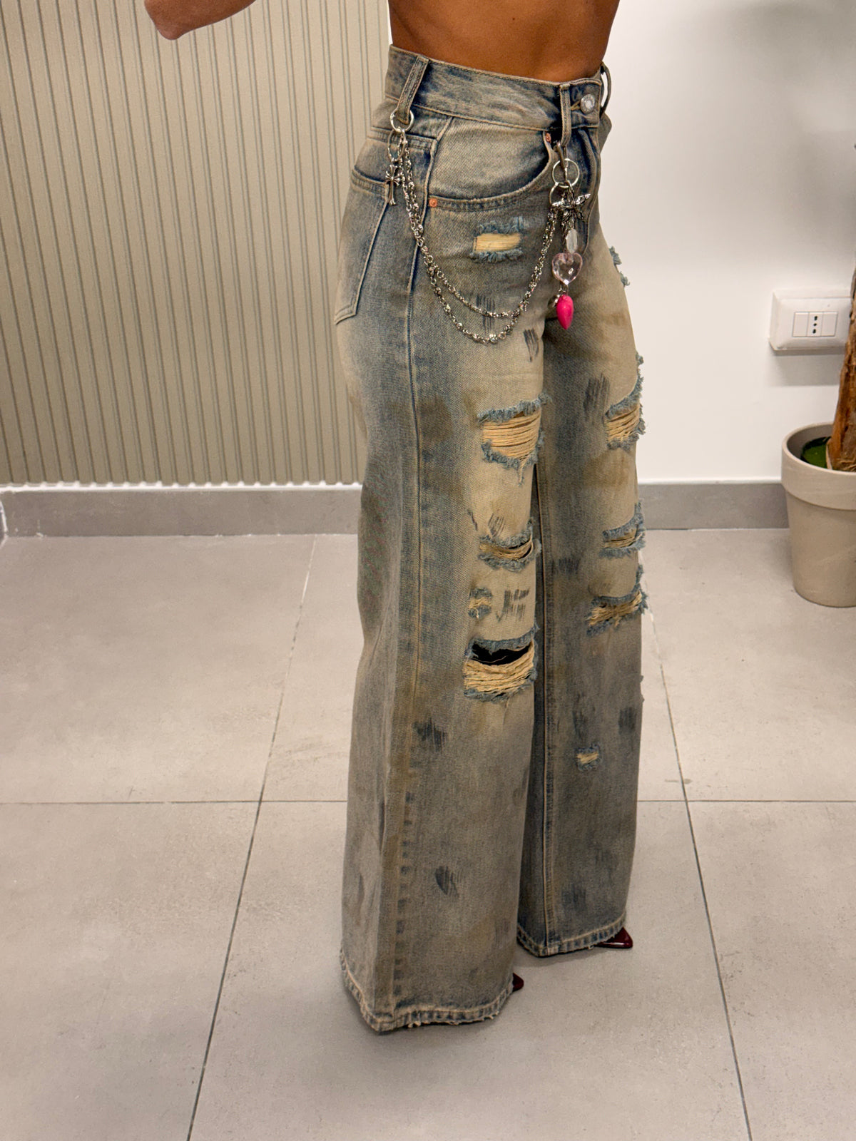 JEANS STRAPPI CHARMS