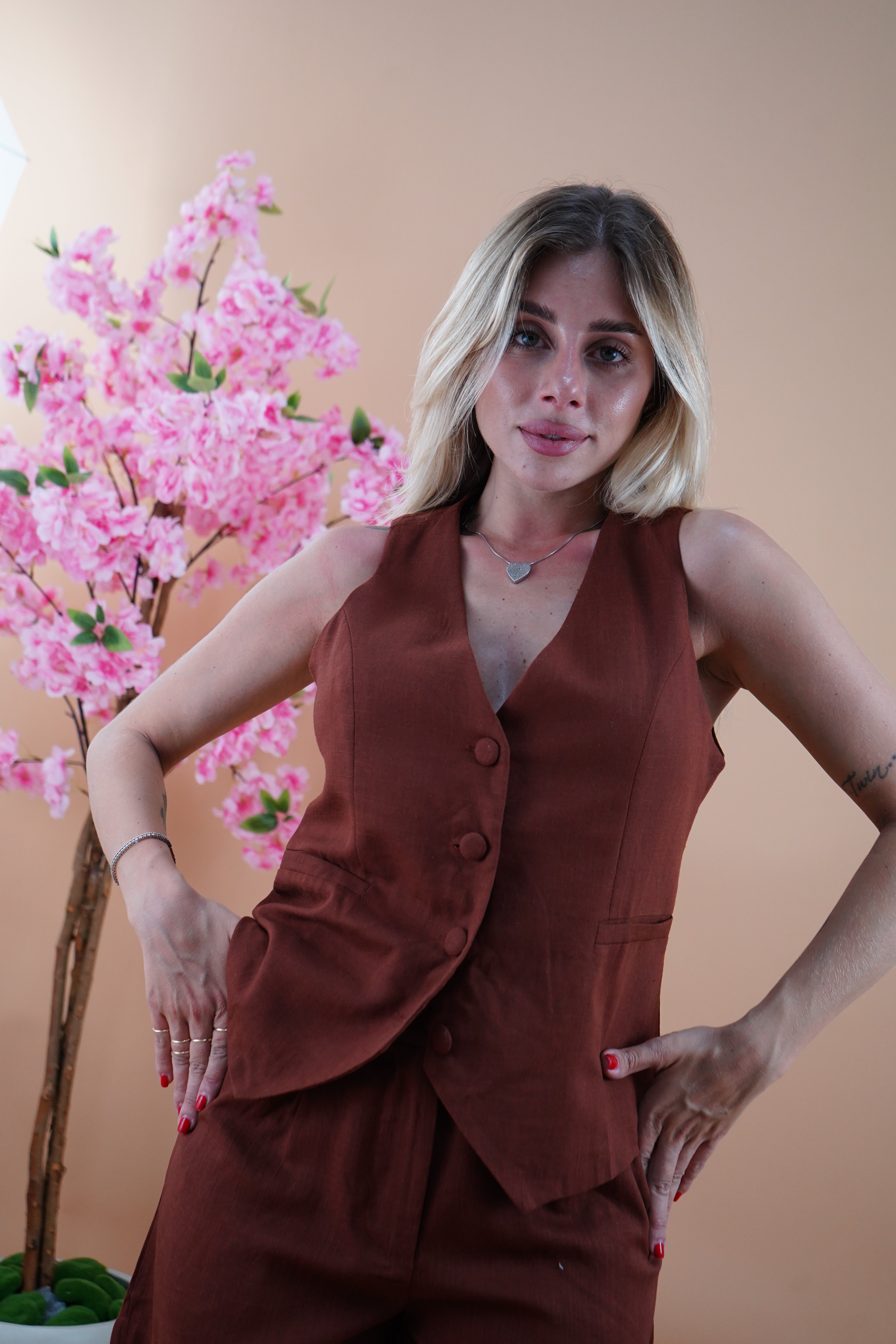 COORDINATO LORENZA IN LINO