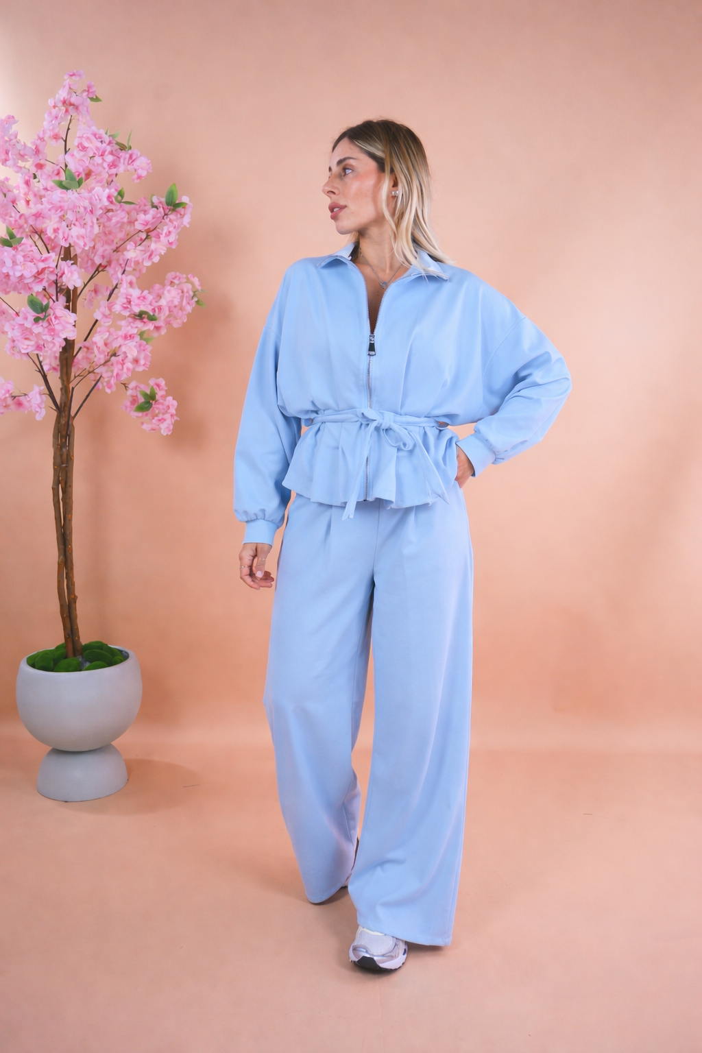COORDINATO TUTA GIULIA AZZURRO