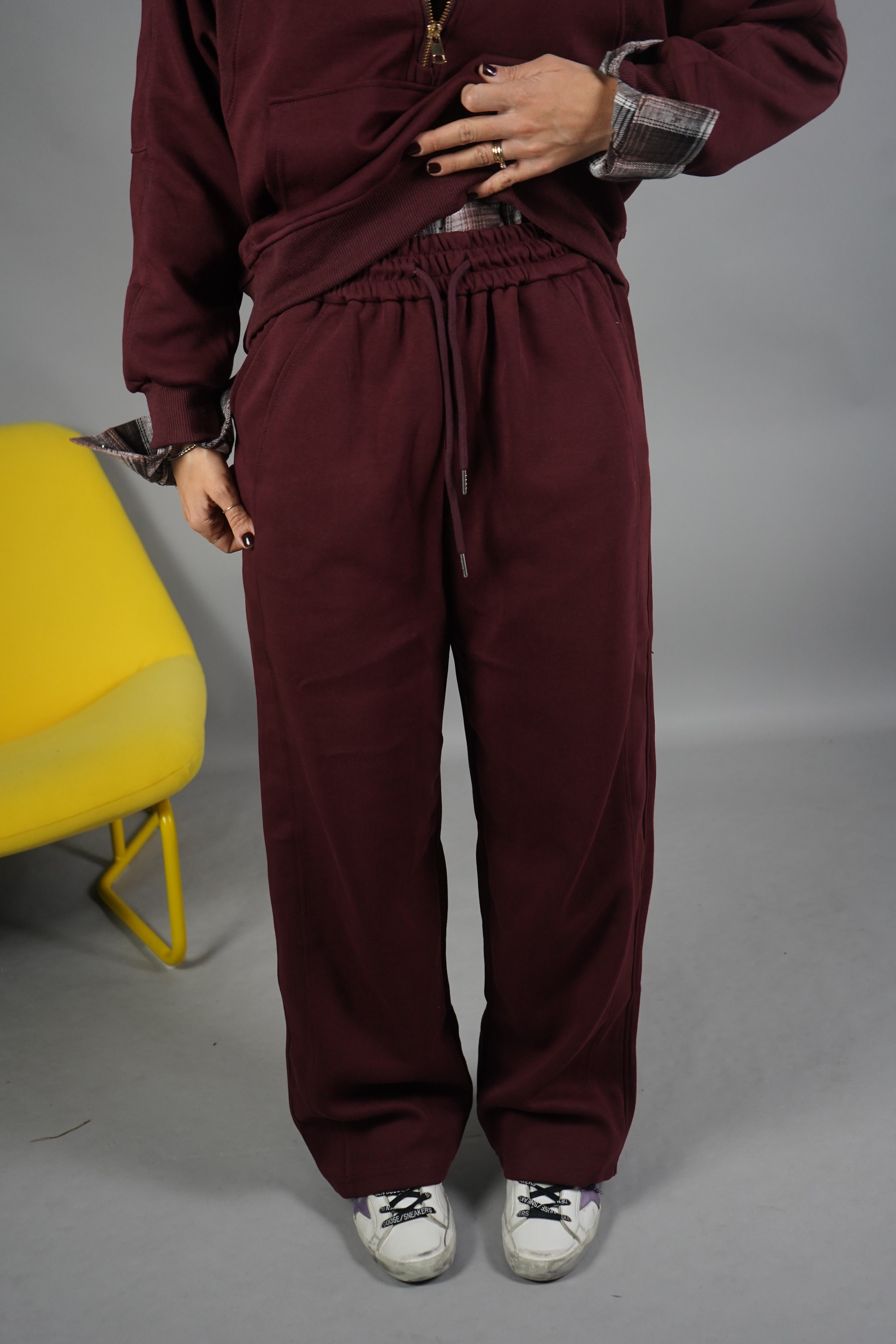 TUTA ZIP BORDEAUX