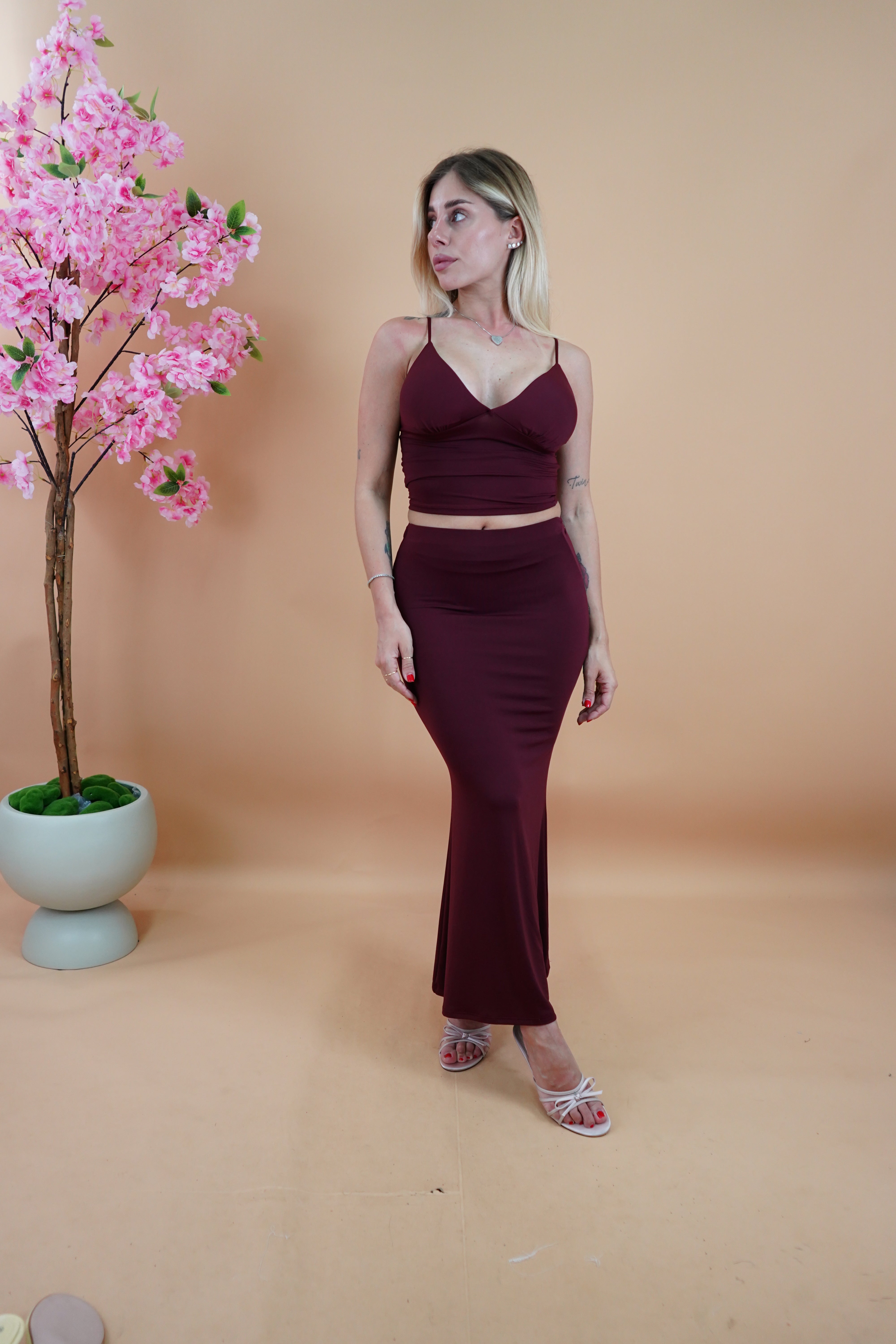 COORDINATO ALICE BORDEAUX