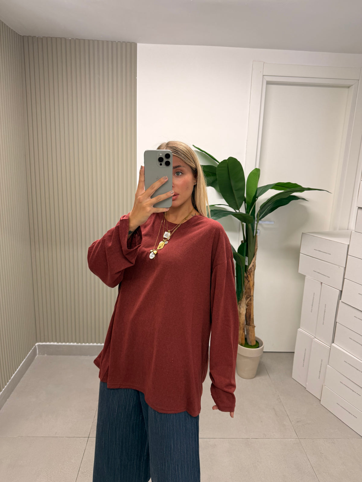 T-SHIRT EVERYDAY BORDEAUX