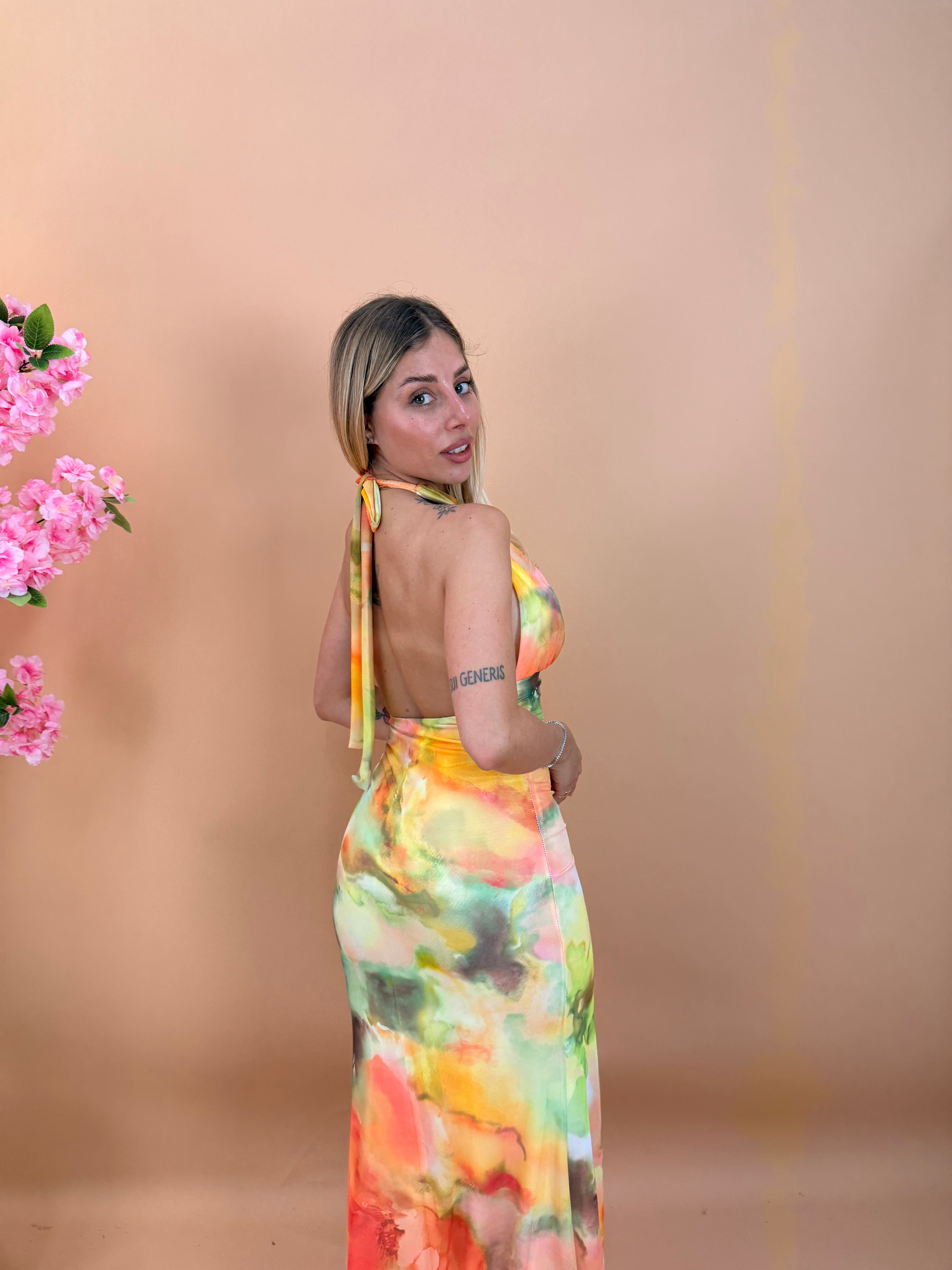 LONG DRESS MYKONOS GIALLO