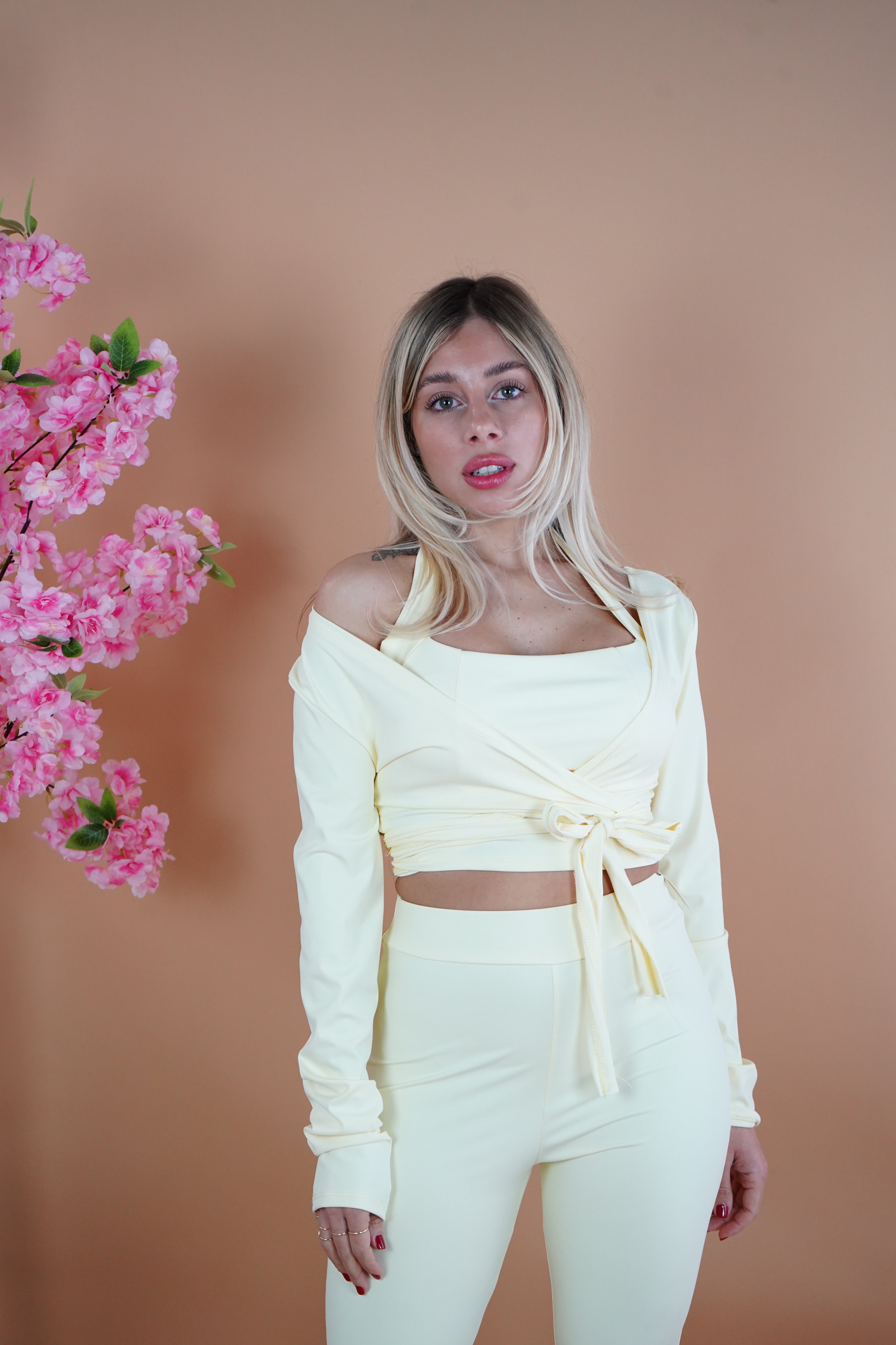 COORDINATO LYCRA ILARIA GIALLO