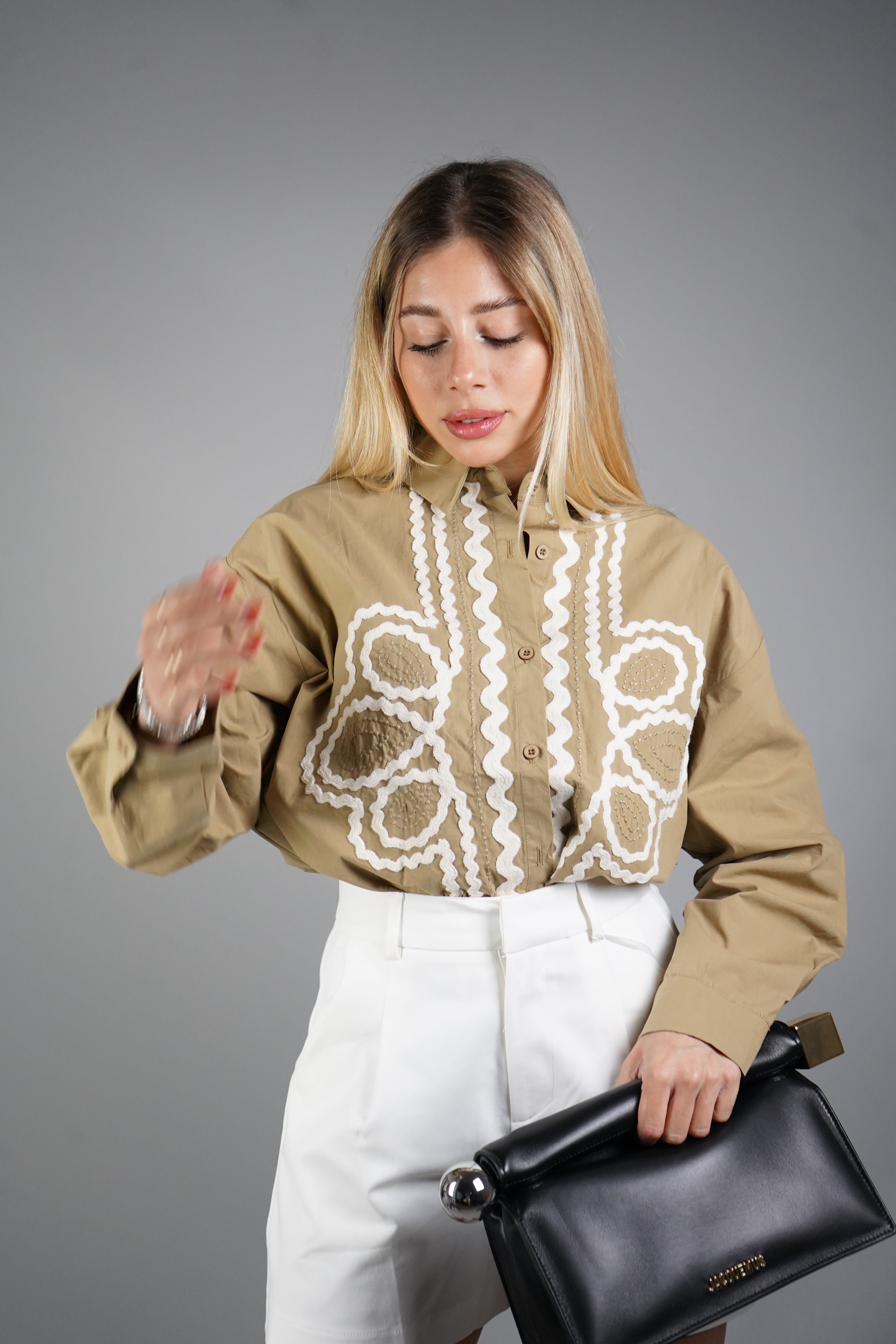 CAMICIA MARGHERITA BEIGE