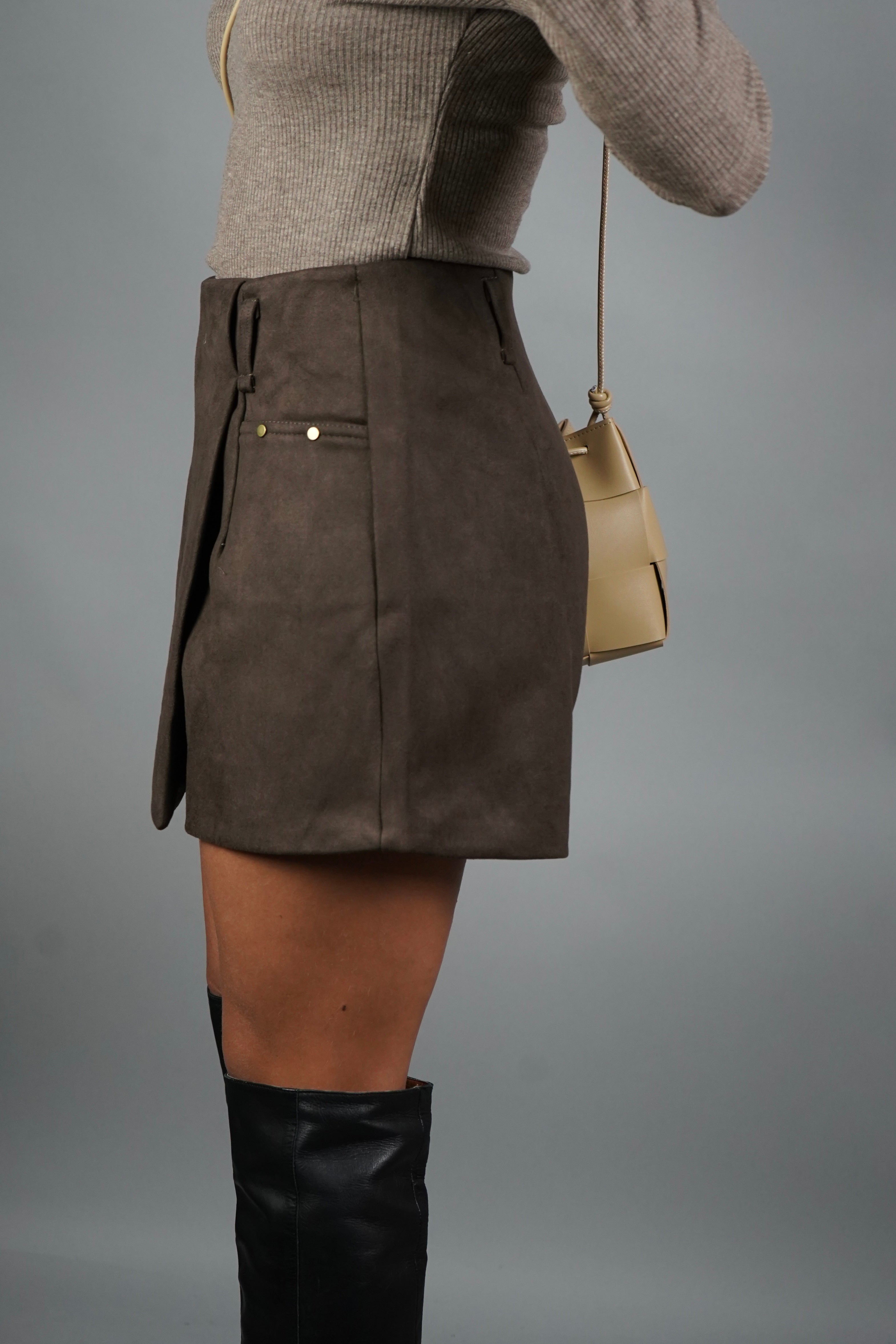 PANTAGONNA CAMOSCIO FANGO