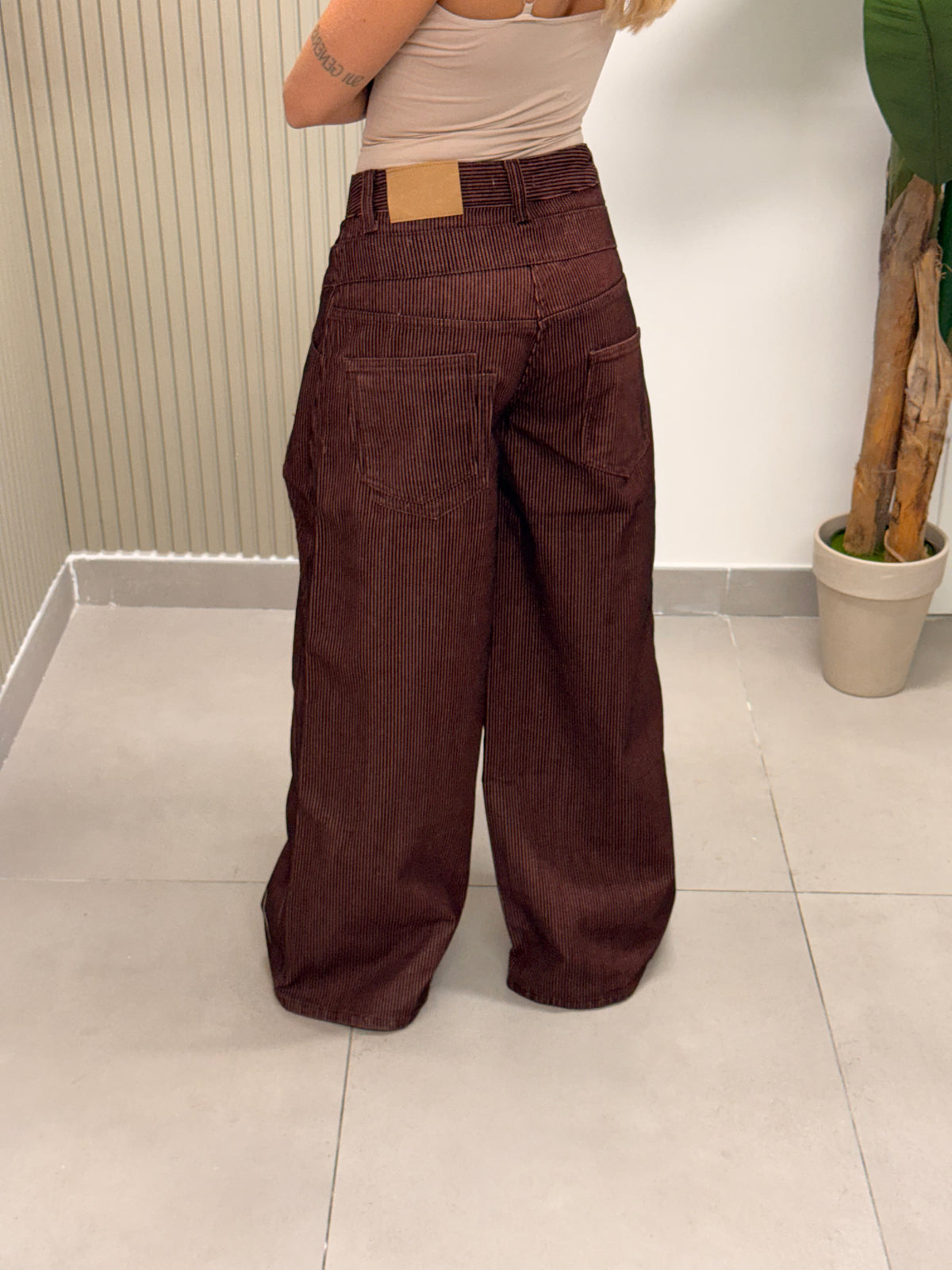 JEANS GESSATO ENEA BORDEAUX