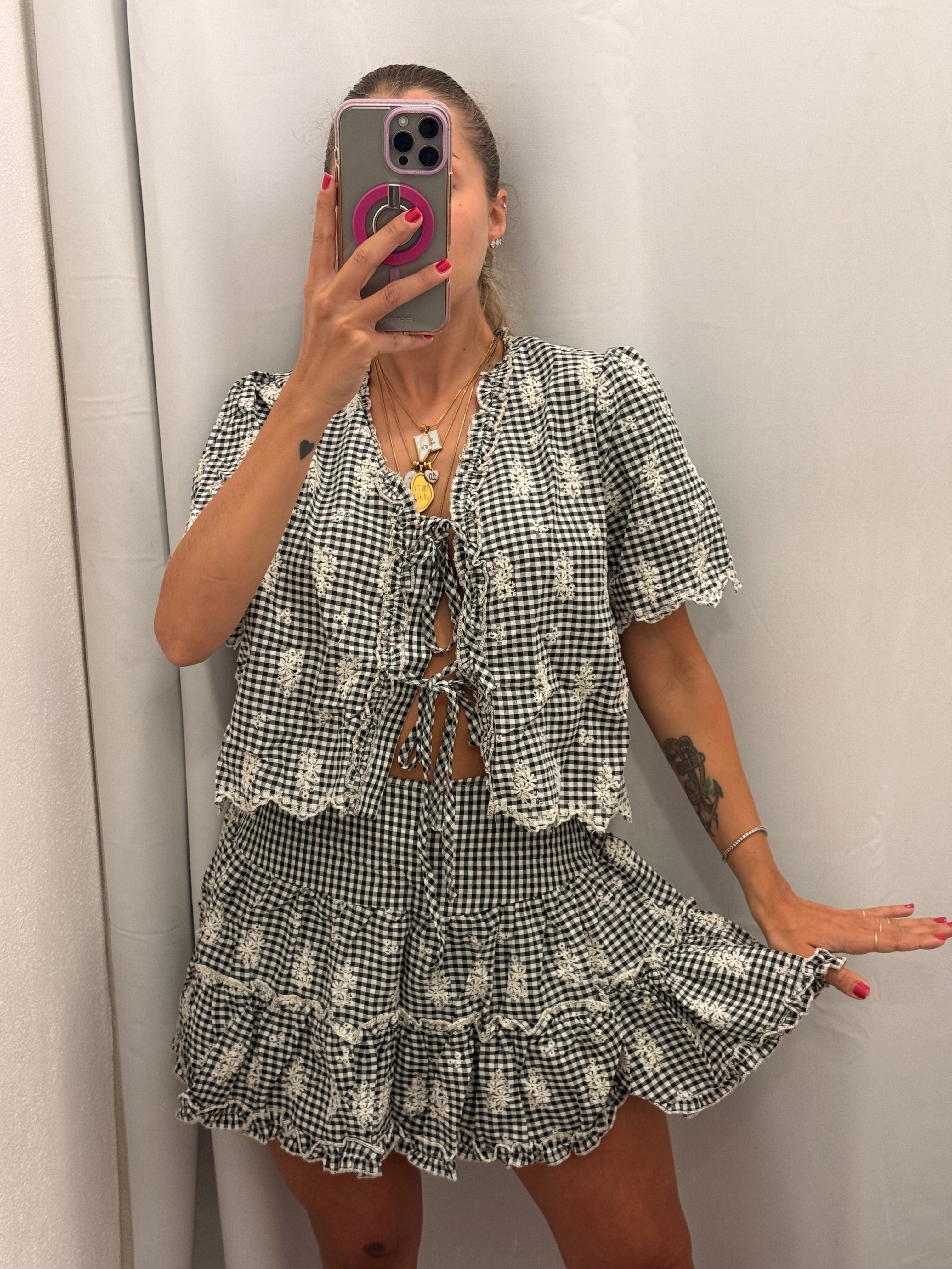 COORDINATO MONIQUE QUADRETTI
