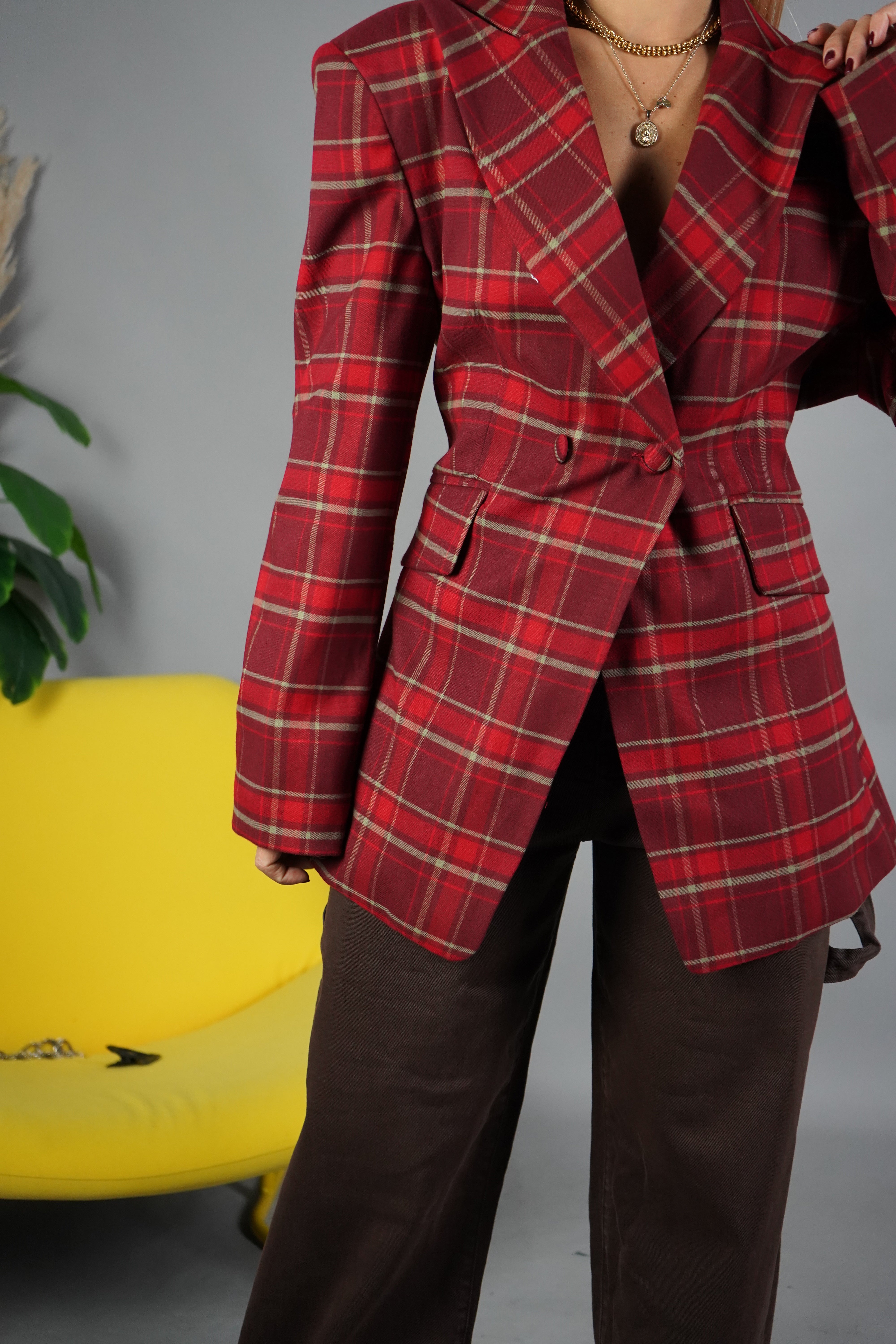 BLAZER SCOZZESE LUMINA