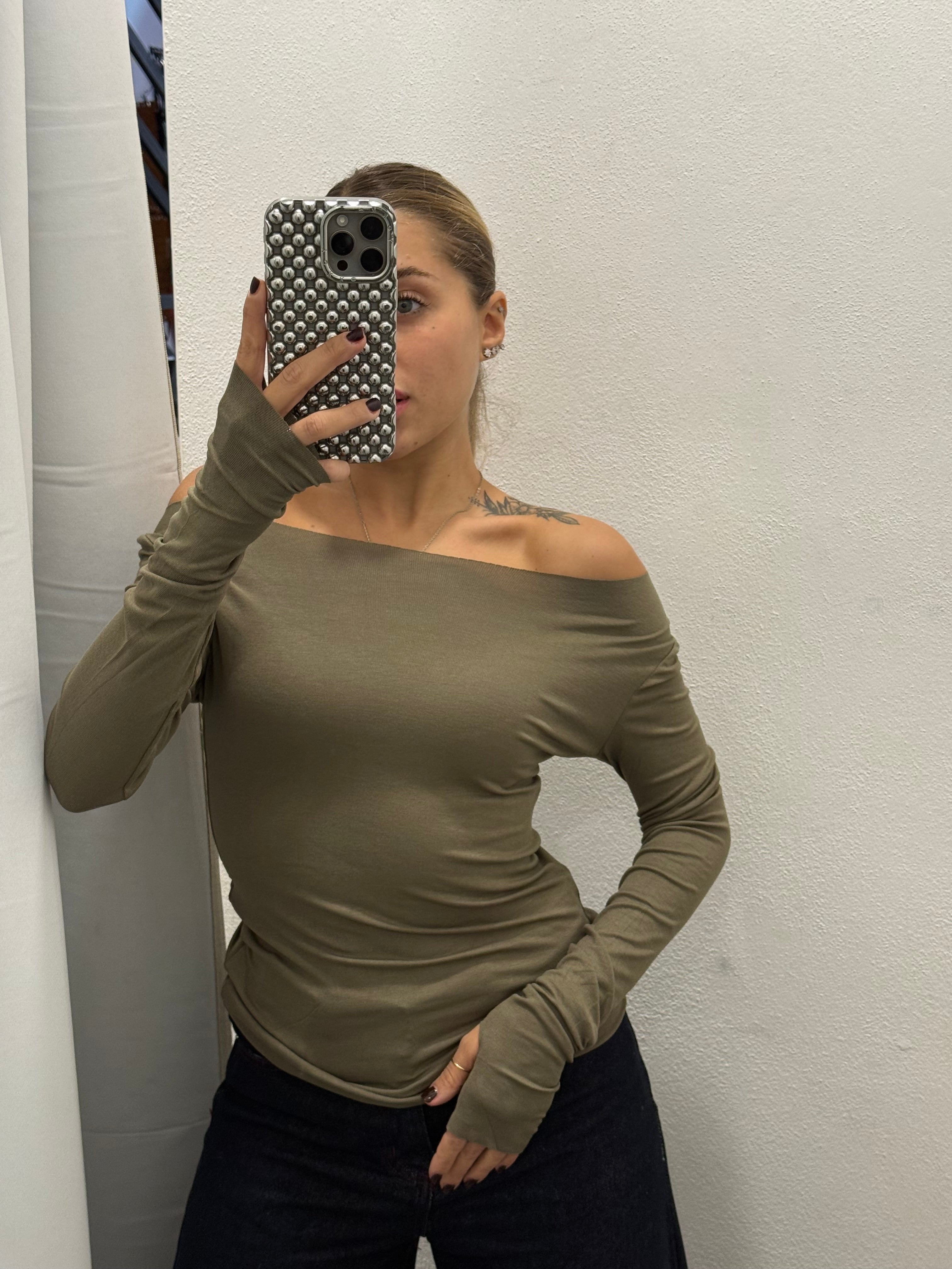 MAGLIA KIM TAGLIO LASER COTONE