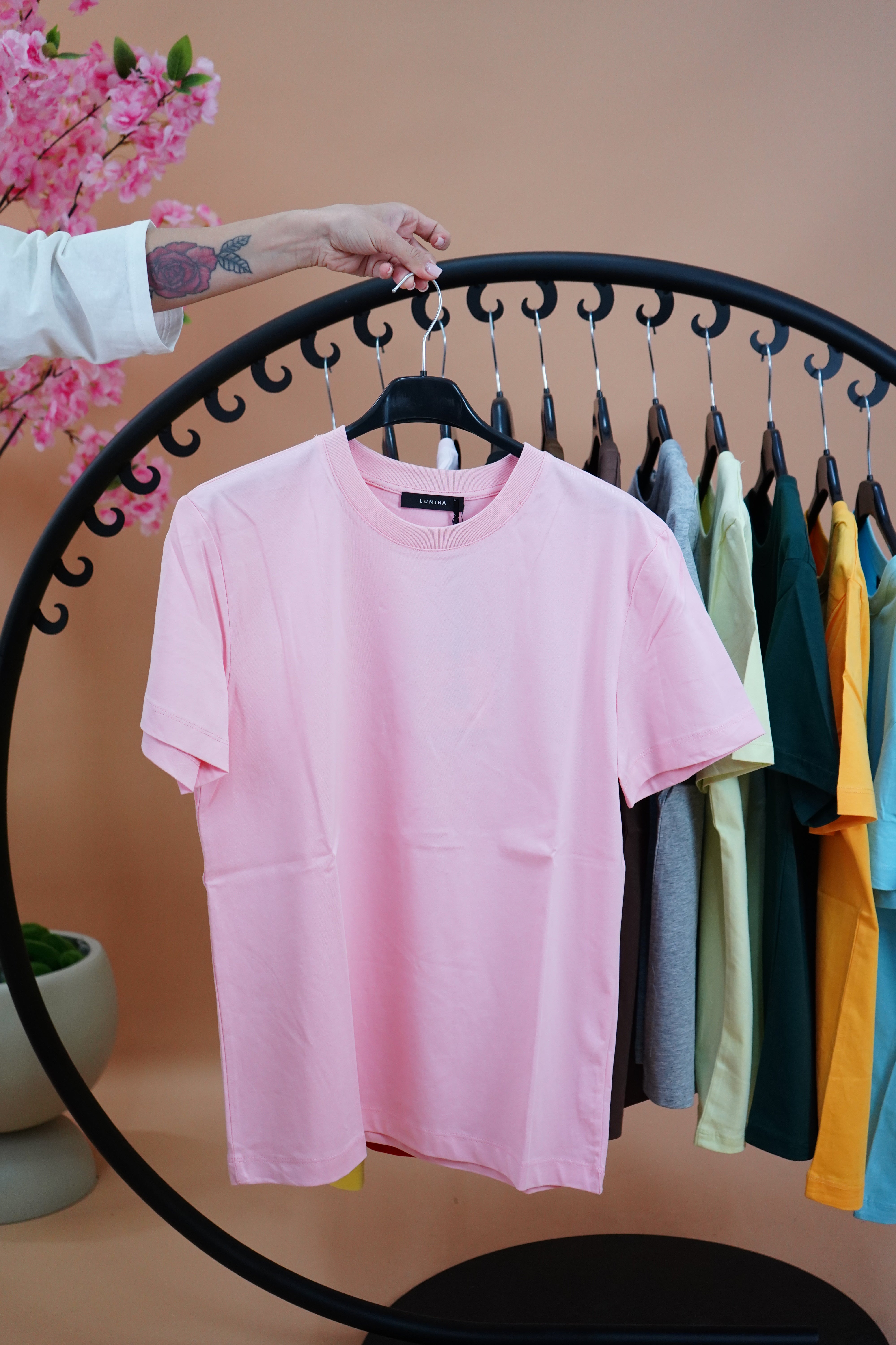 T-SHIRT BASIC LUMINA REGULAR FIT