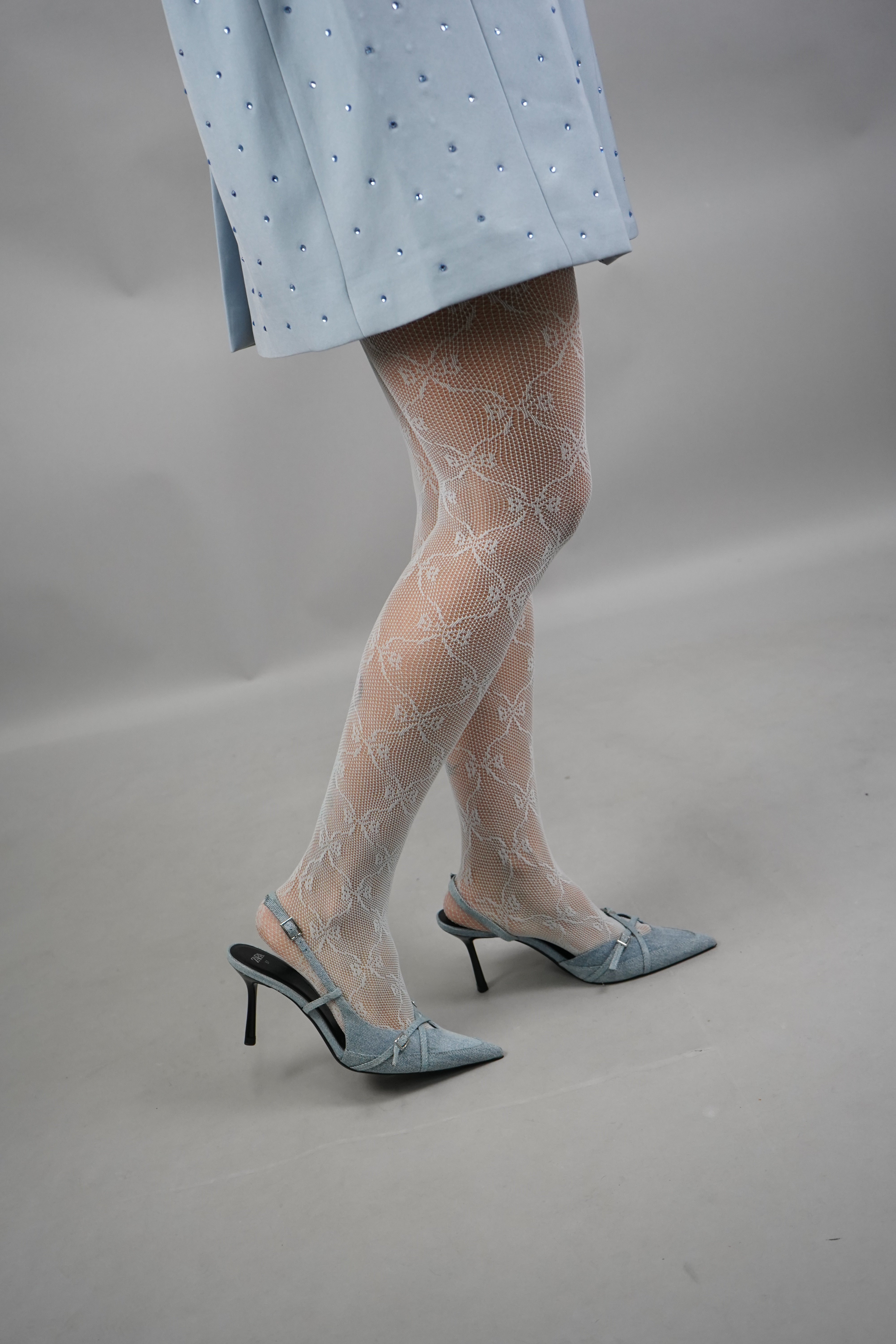 CALZE IN PIZZO PASTELLO