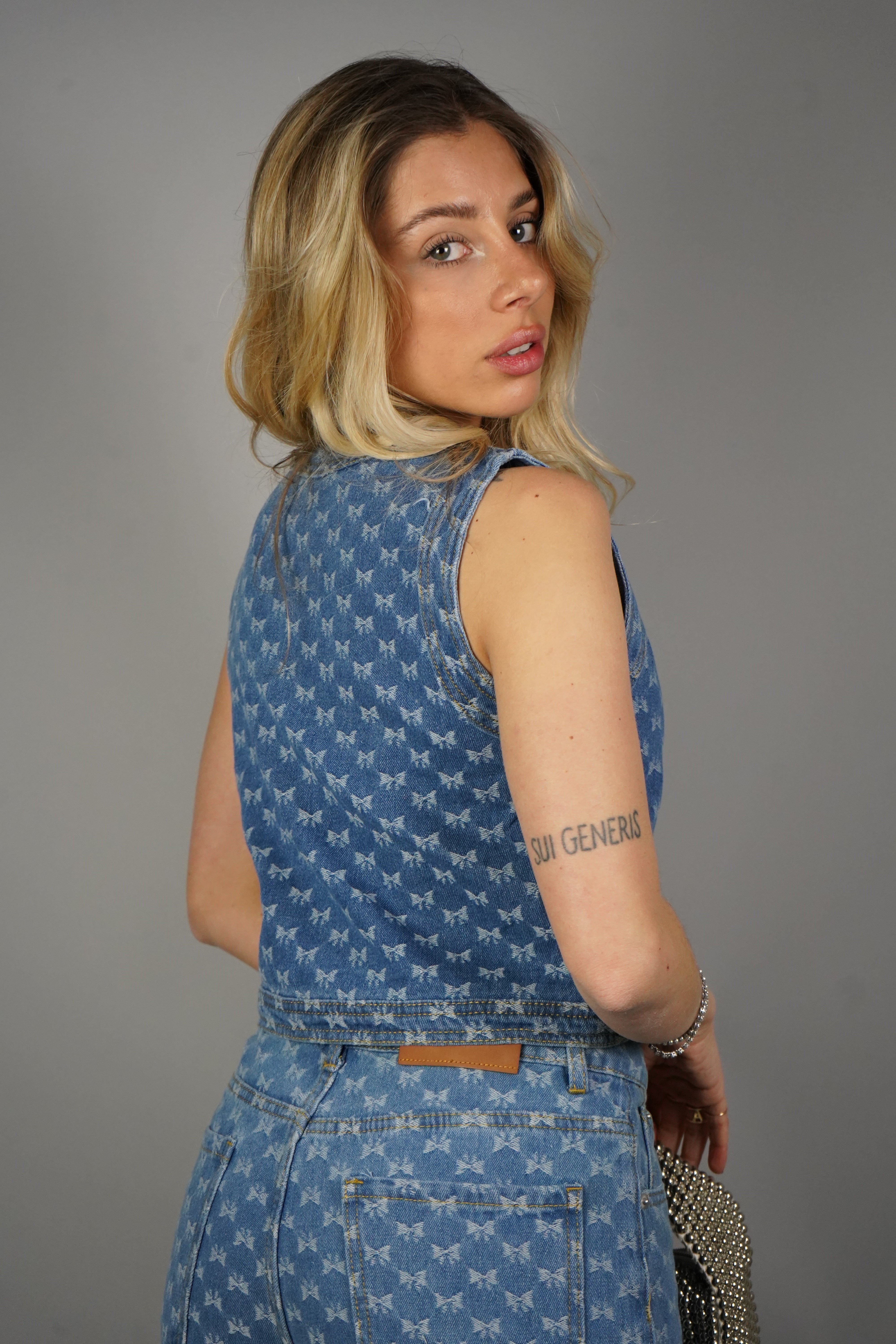 COORDINATO DENIM FIOCCO