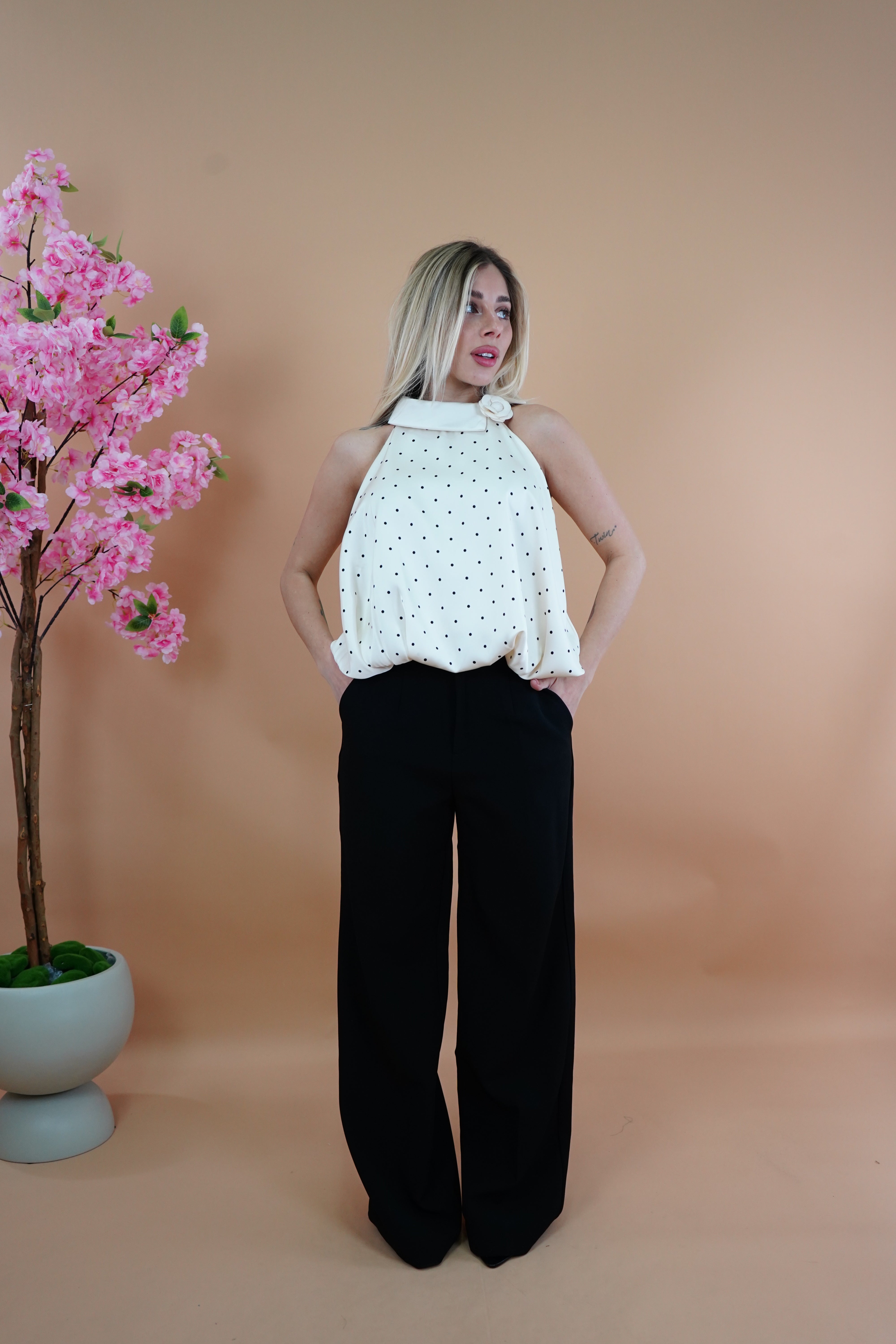 PANTALONE OFFICE NERO