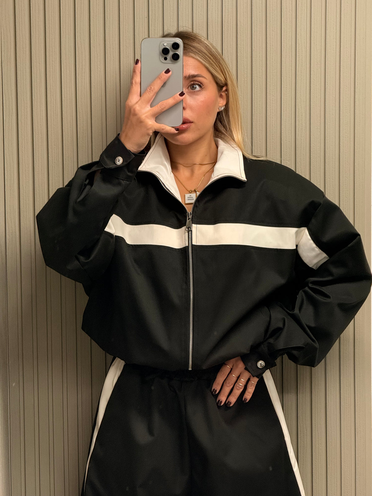 COORDINATO TUTA JUST BLACK