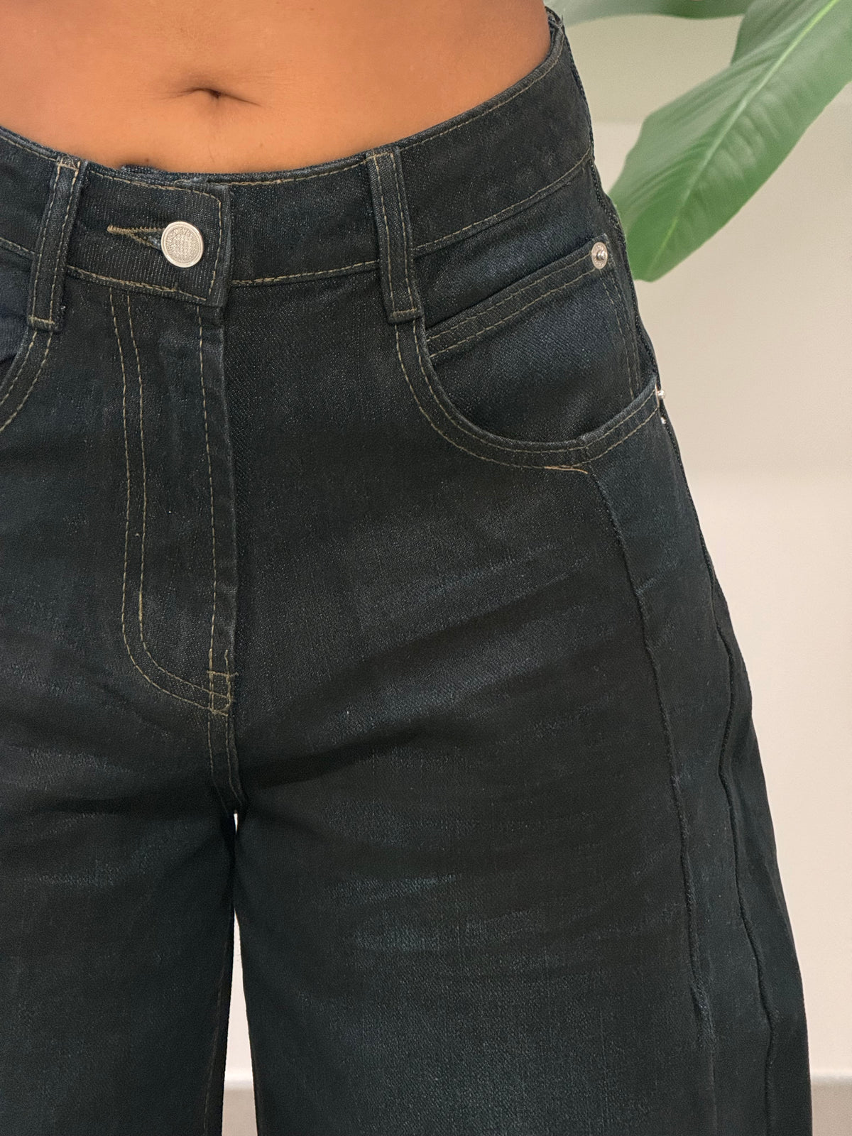 JEANS BALLON SPALMATO