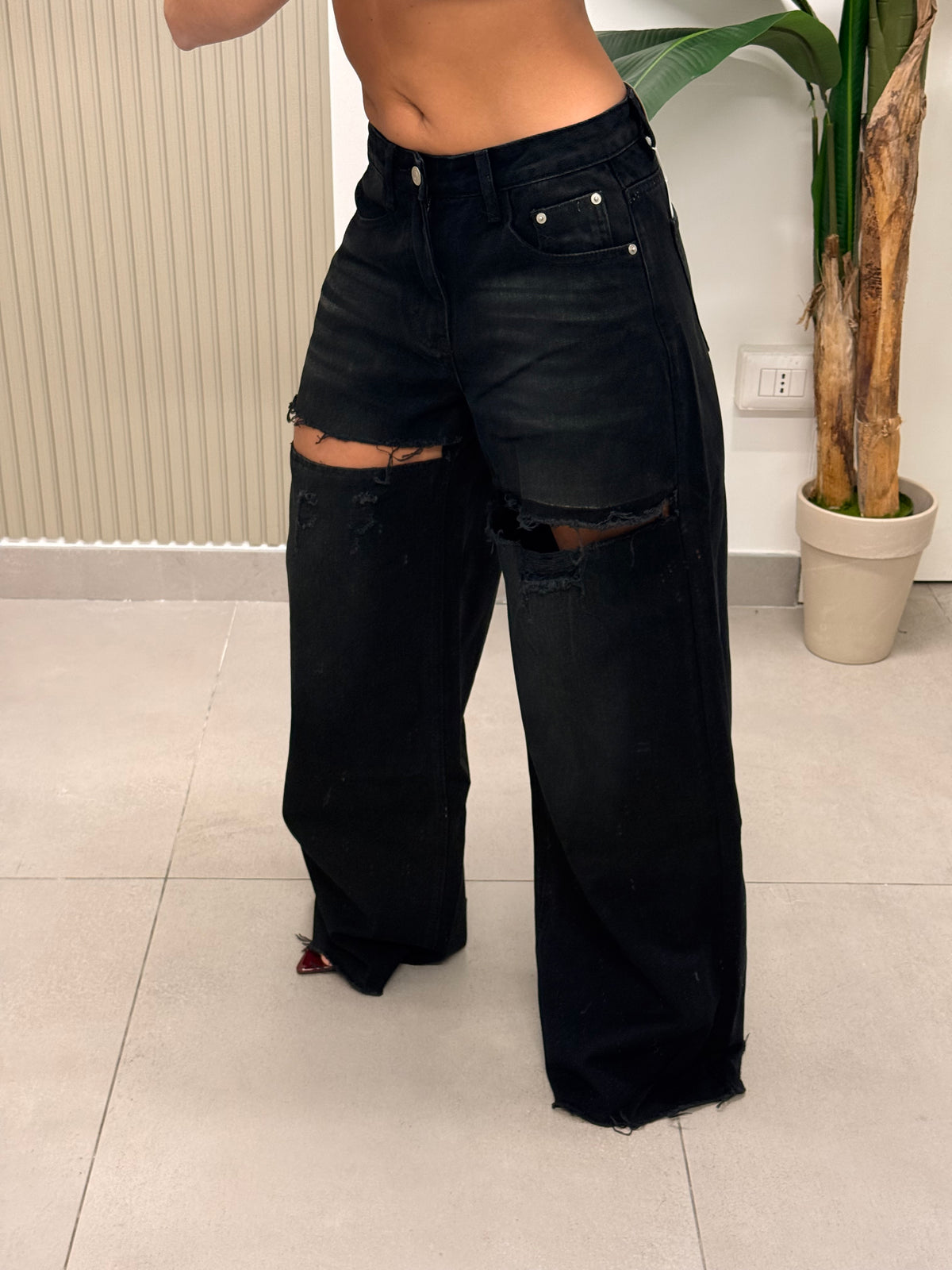 JEANS GOTAM NERO