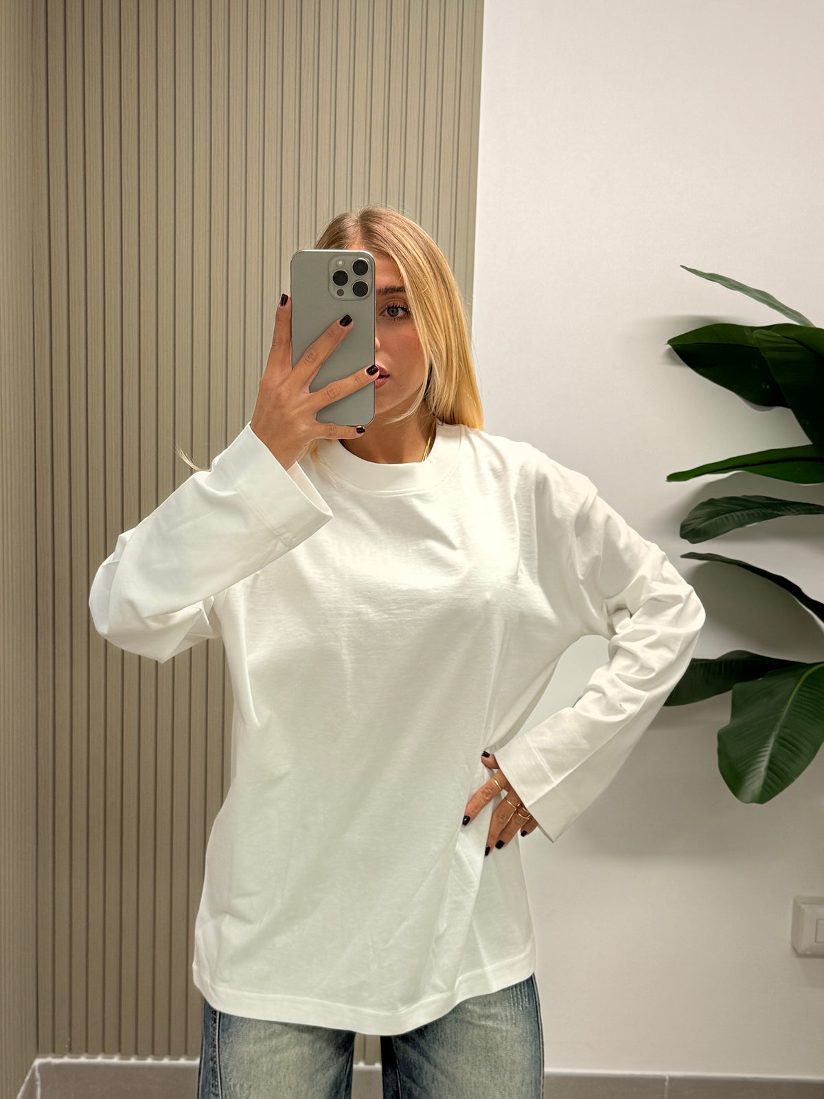 T-SHIRT LONG SLEVEE BASIC BIANCA