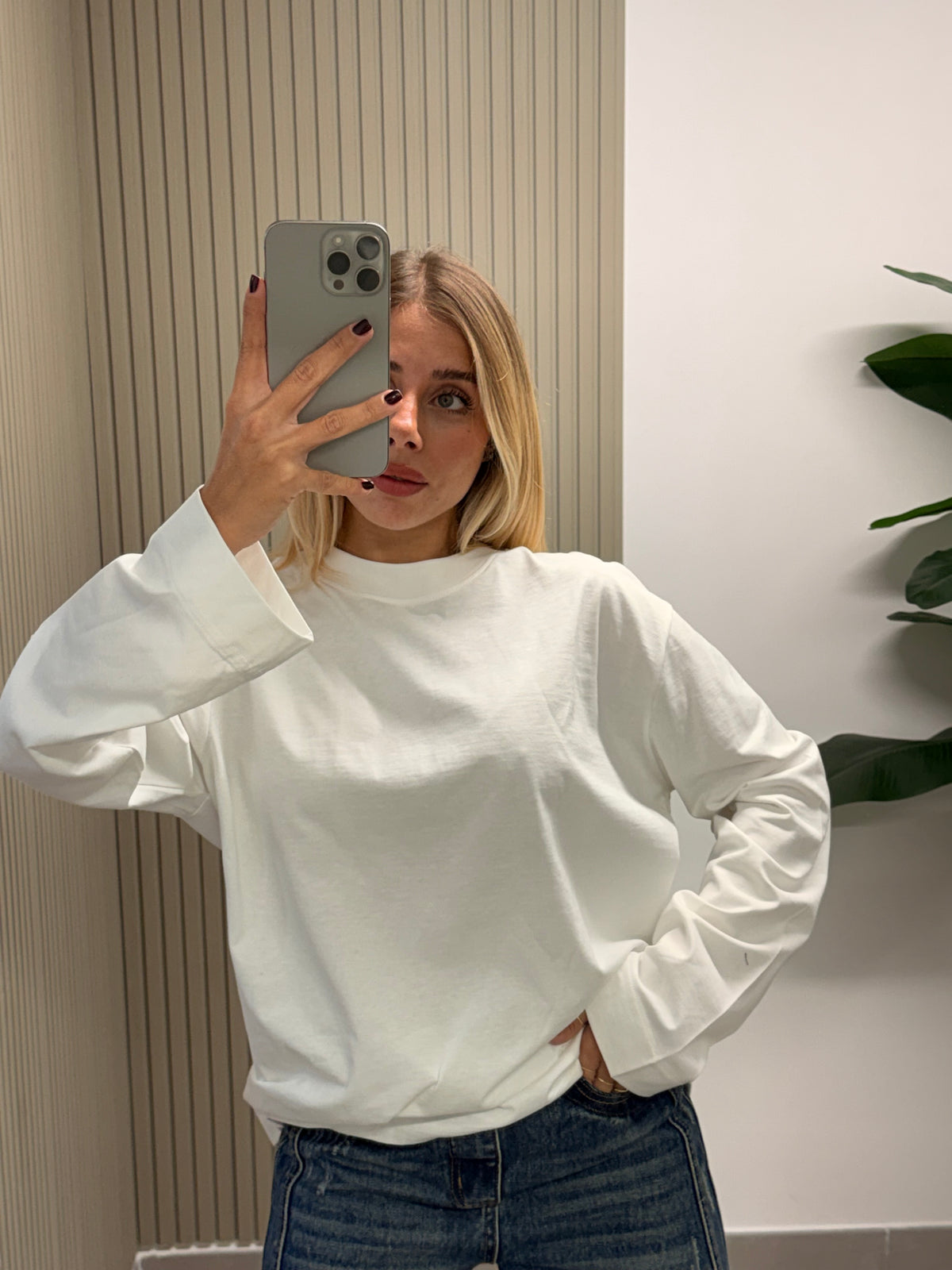 T-SHIRT LONG SLEVEE BASIC BIANCA