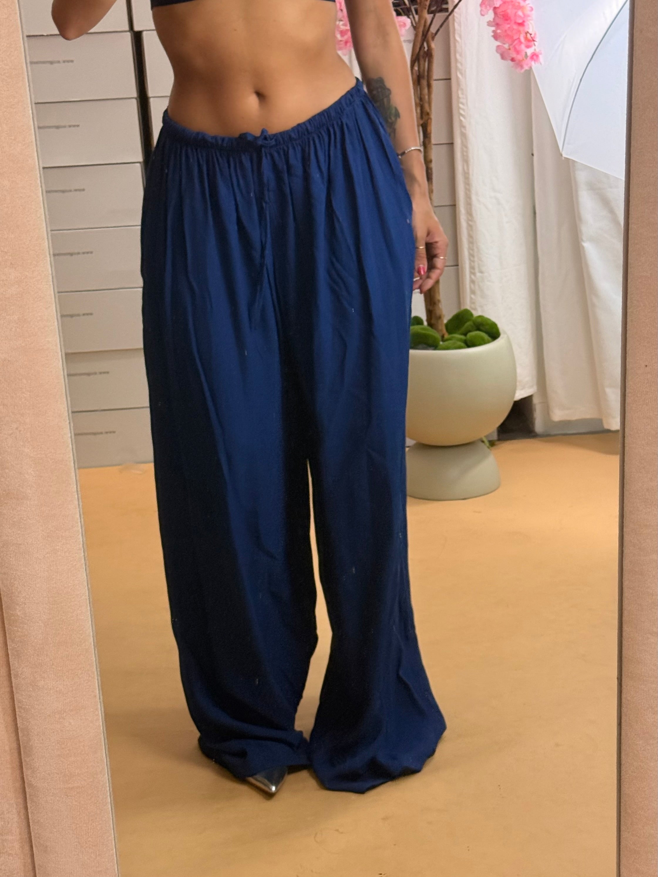 PANTALONE SOFT BLU