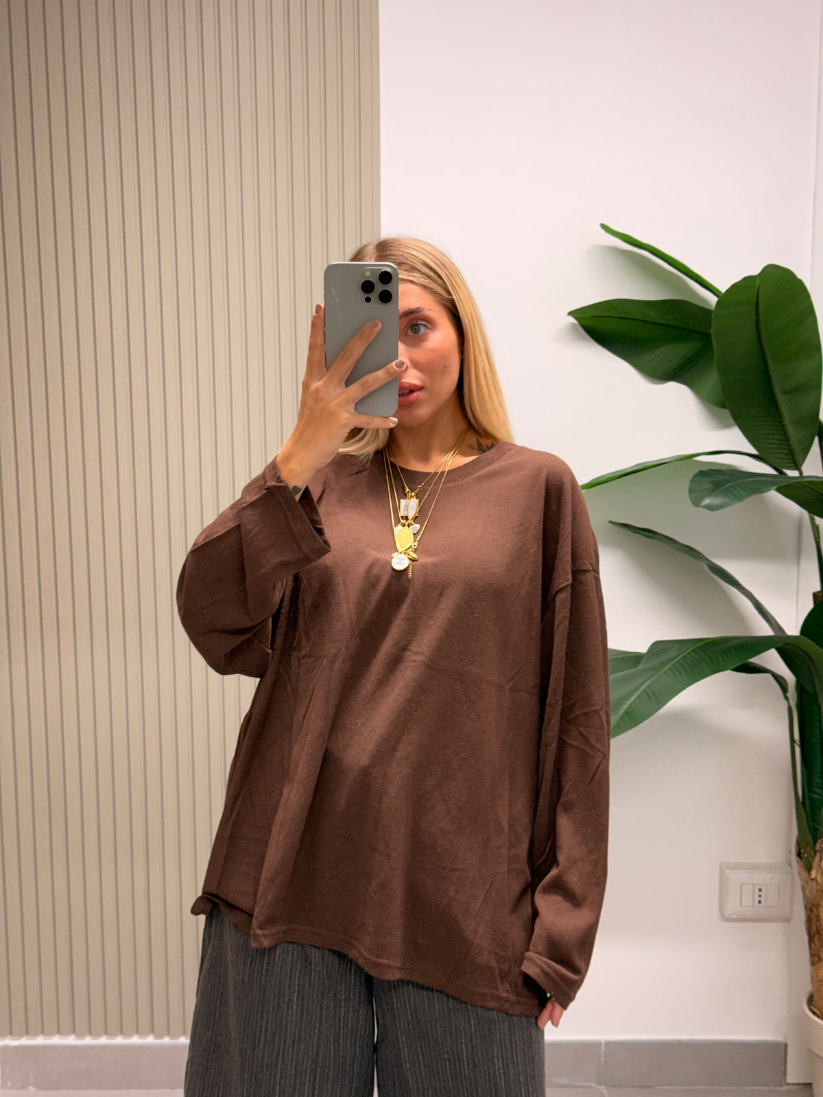 T-SHIRT EVERYDAY MARRONE