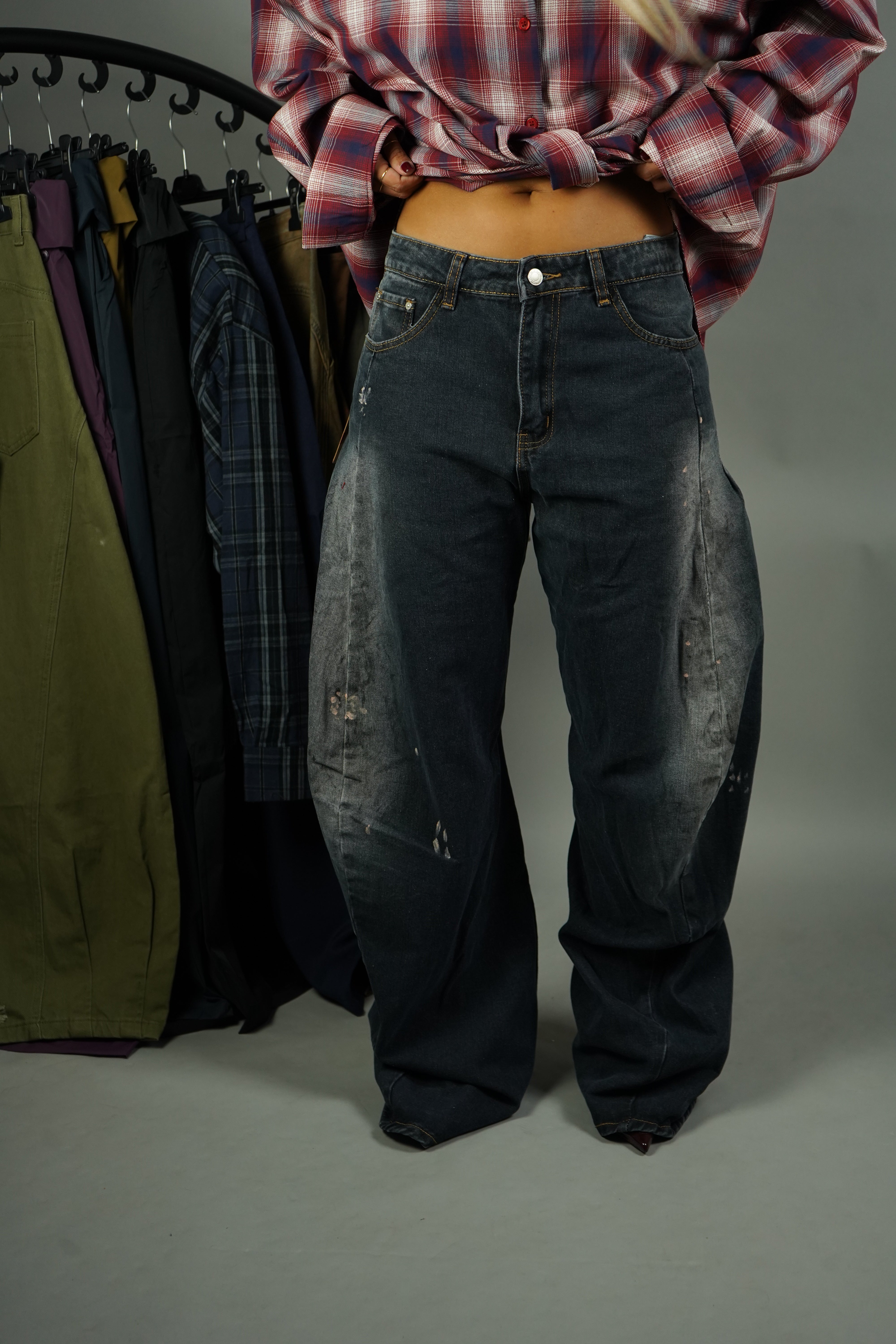 JEANS ACNE BLU SCURO