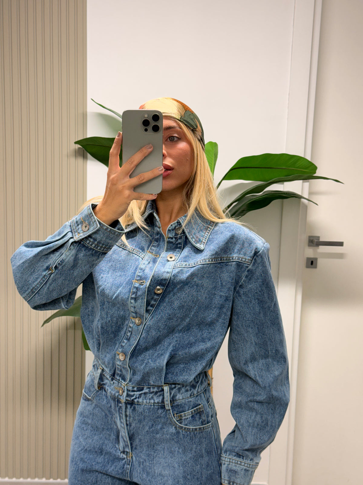 JUMPSUIT DENIM CON SPALLINE