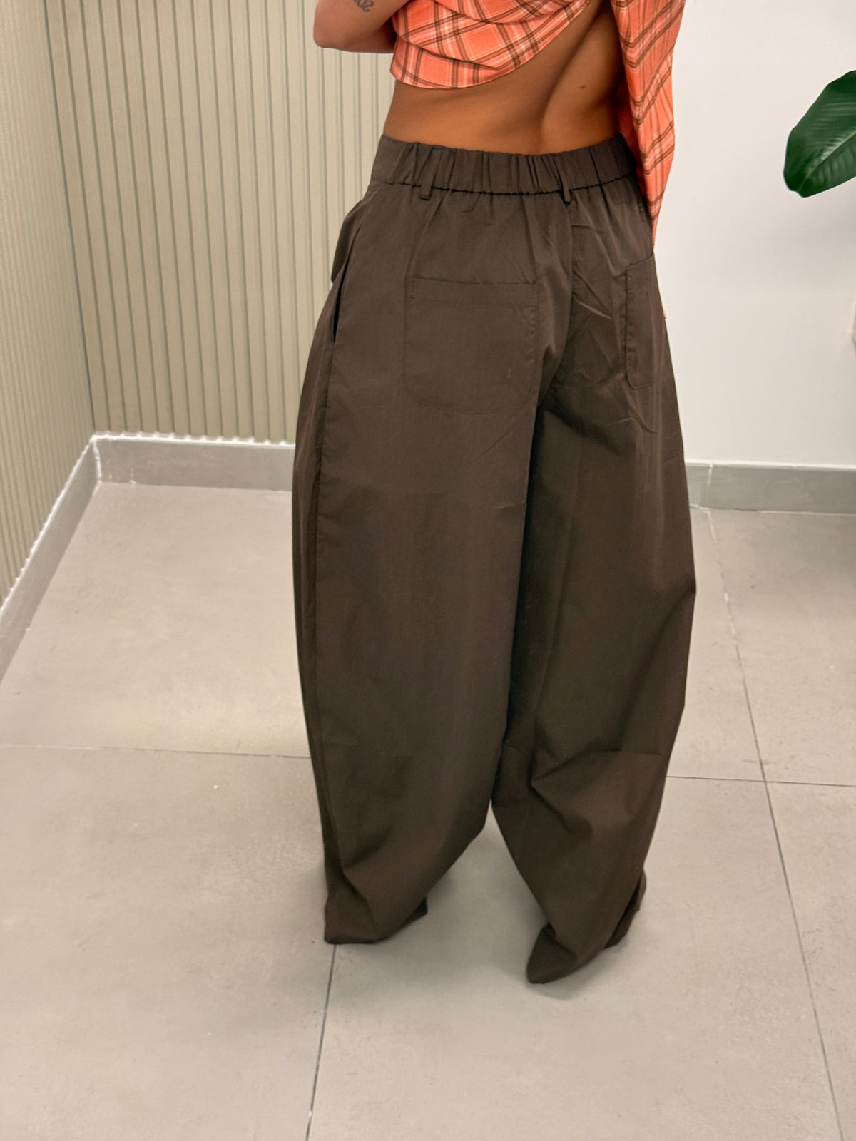PANTALONE GIADA MARRONE