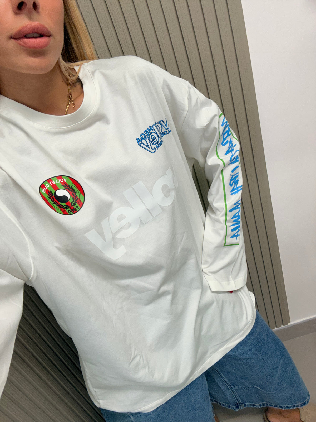 T-SHIRT VOLLEY BIANCA
