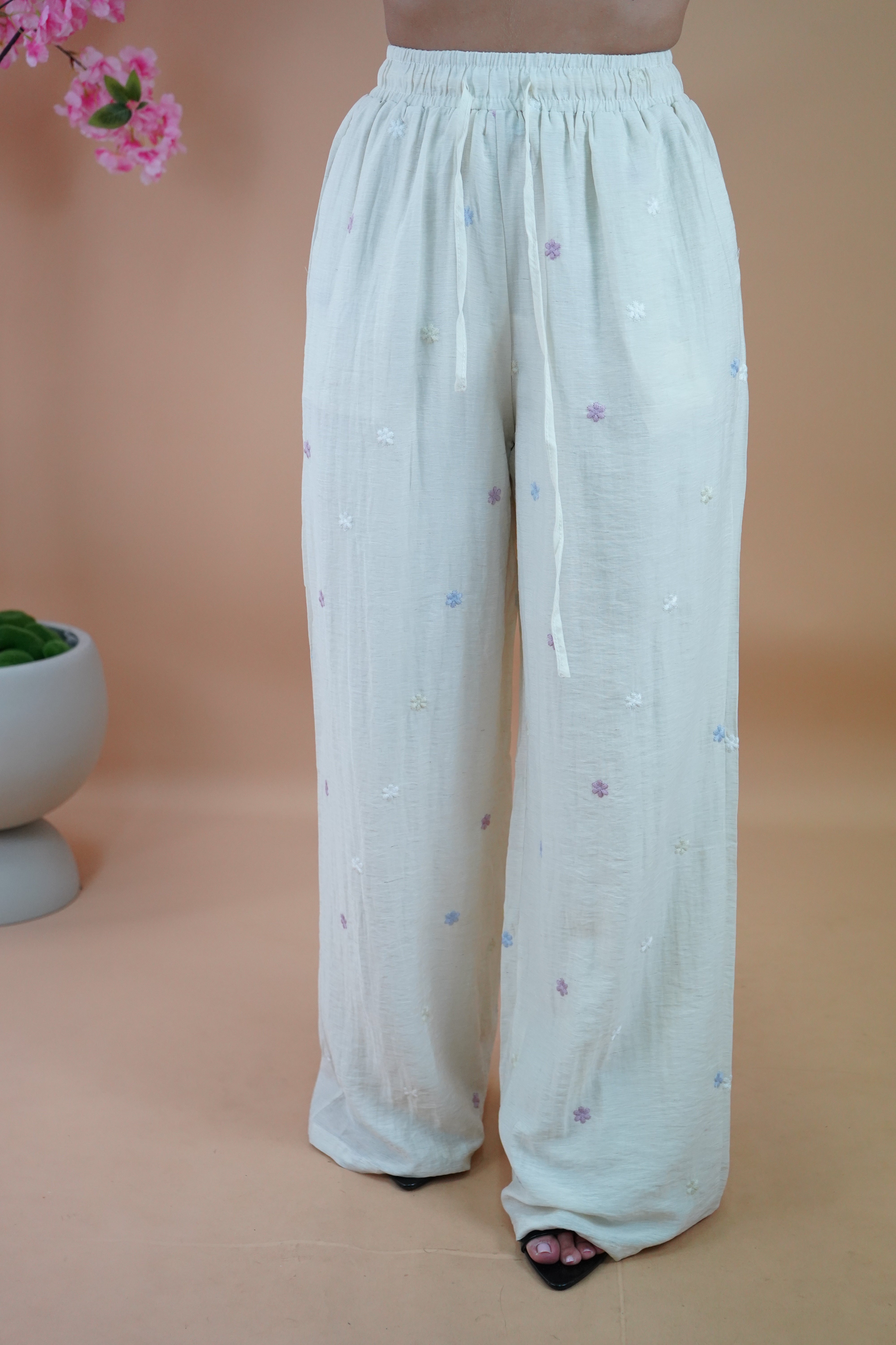 PANTALONE FANTASY FIORI LILLA