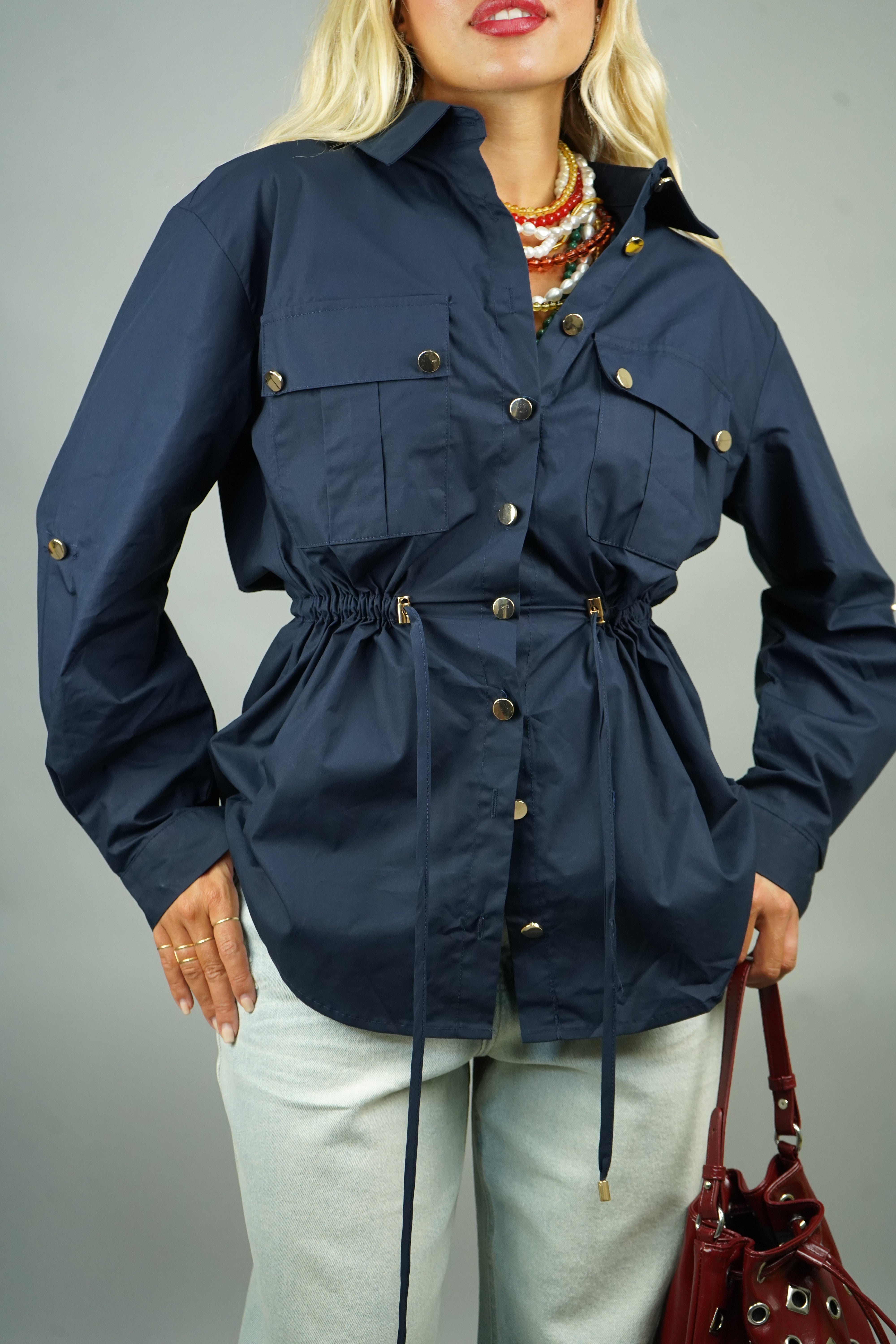 CAMICIA SARIANA BLU