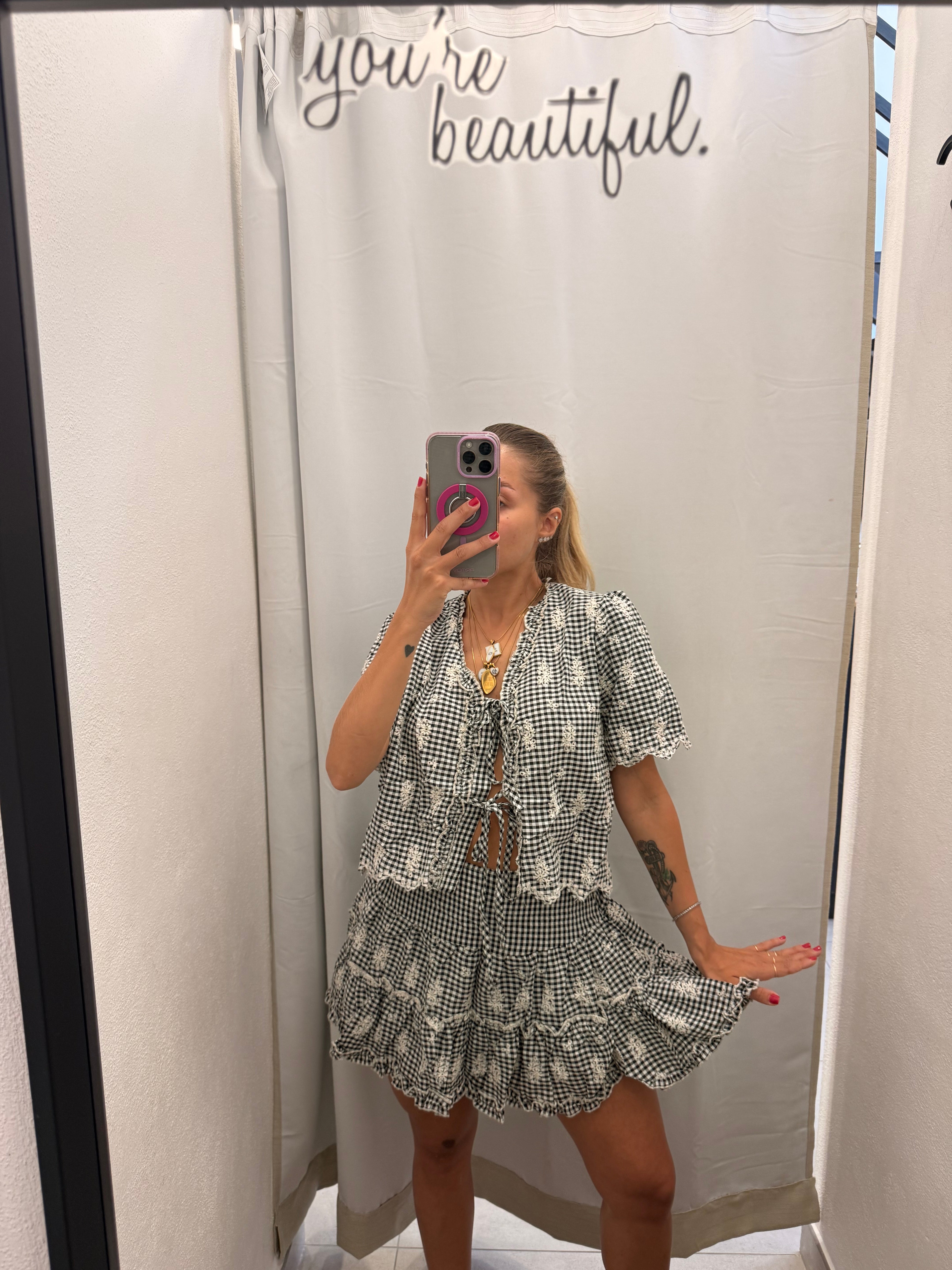 COORDINATO MONIQUE QUADRETTI
